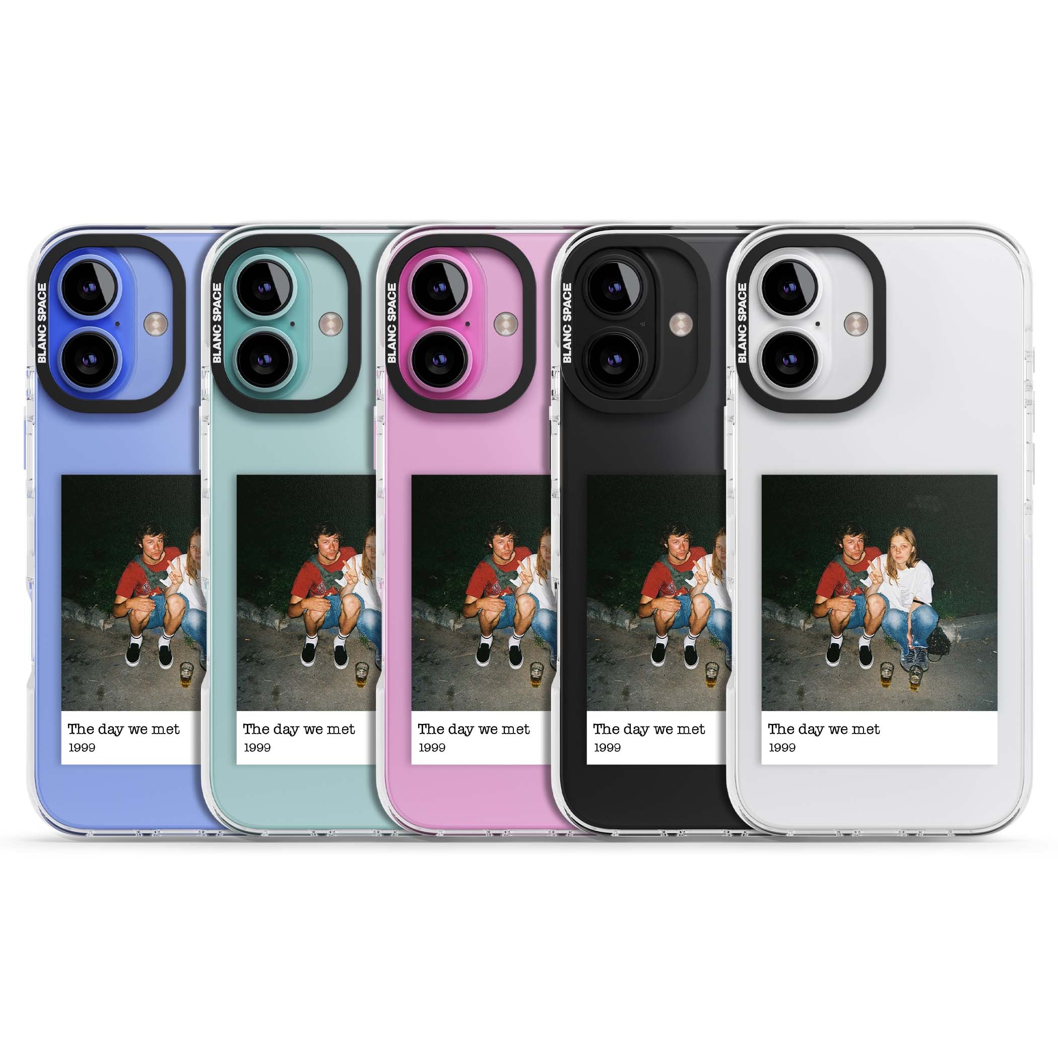 Photo Memory minimal iPhone case | Clear Impact case for iPhone 16, iPhone 16 Plus