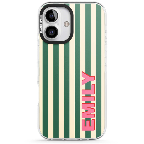 Personalised Wimbledon Stripe