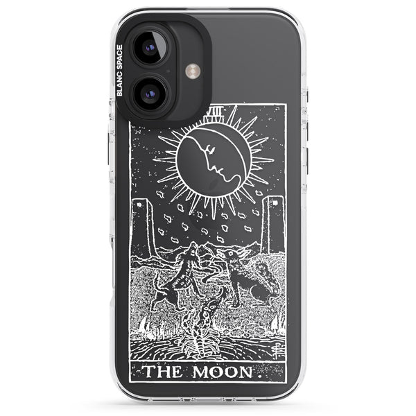 Personalised The Moon Tarot Card (White)