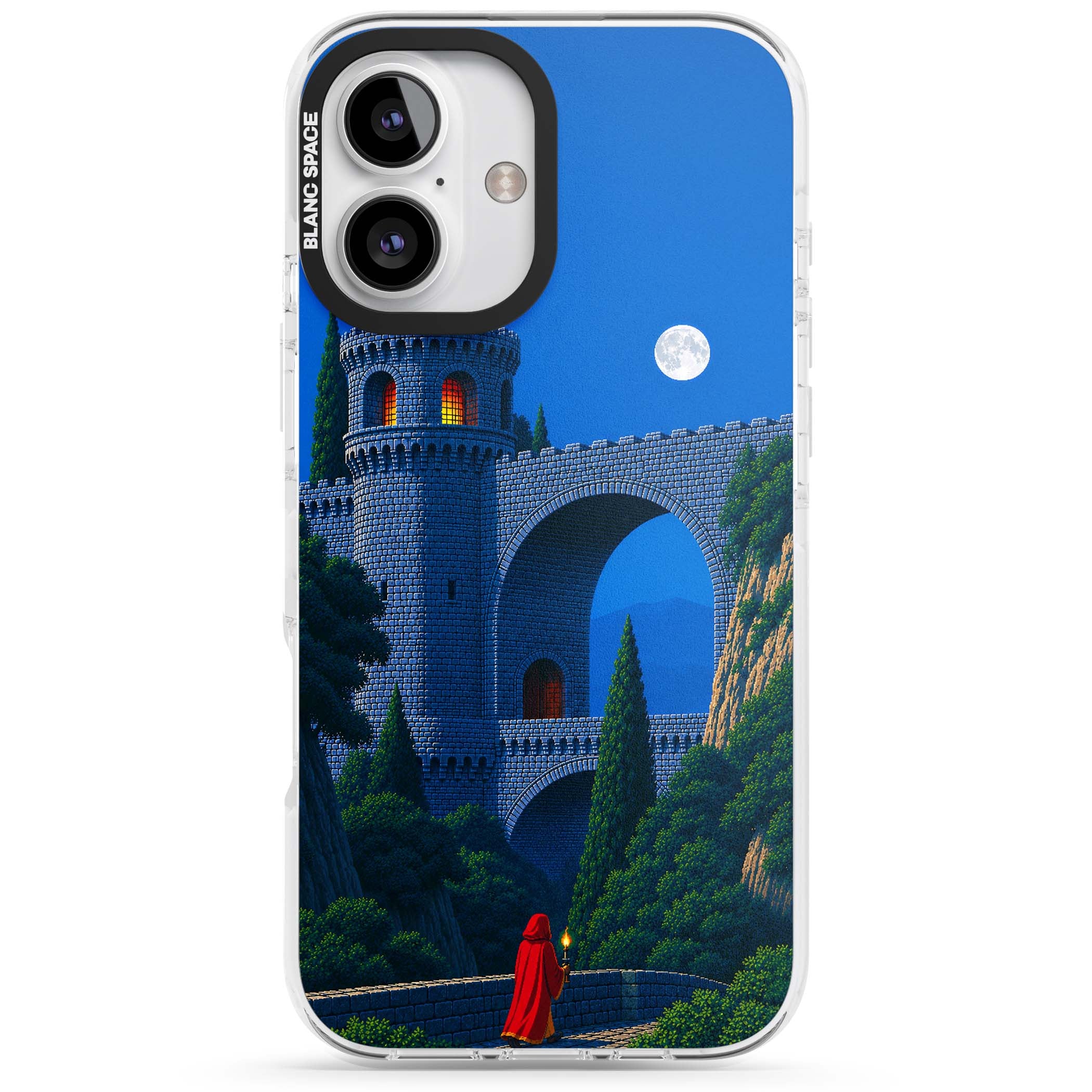 Castle Walls art iPhone case | Clear Impact case for iPhone 16, iPhone 16 Plus