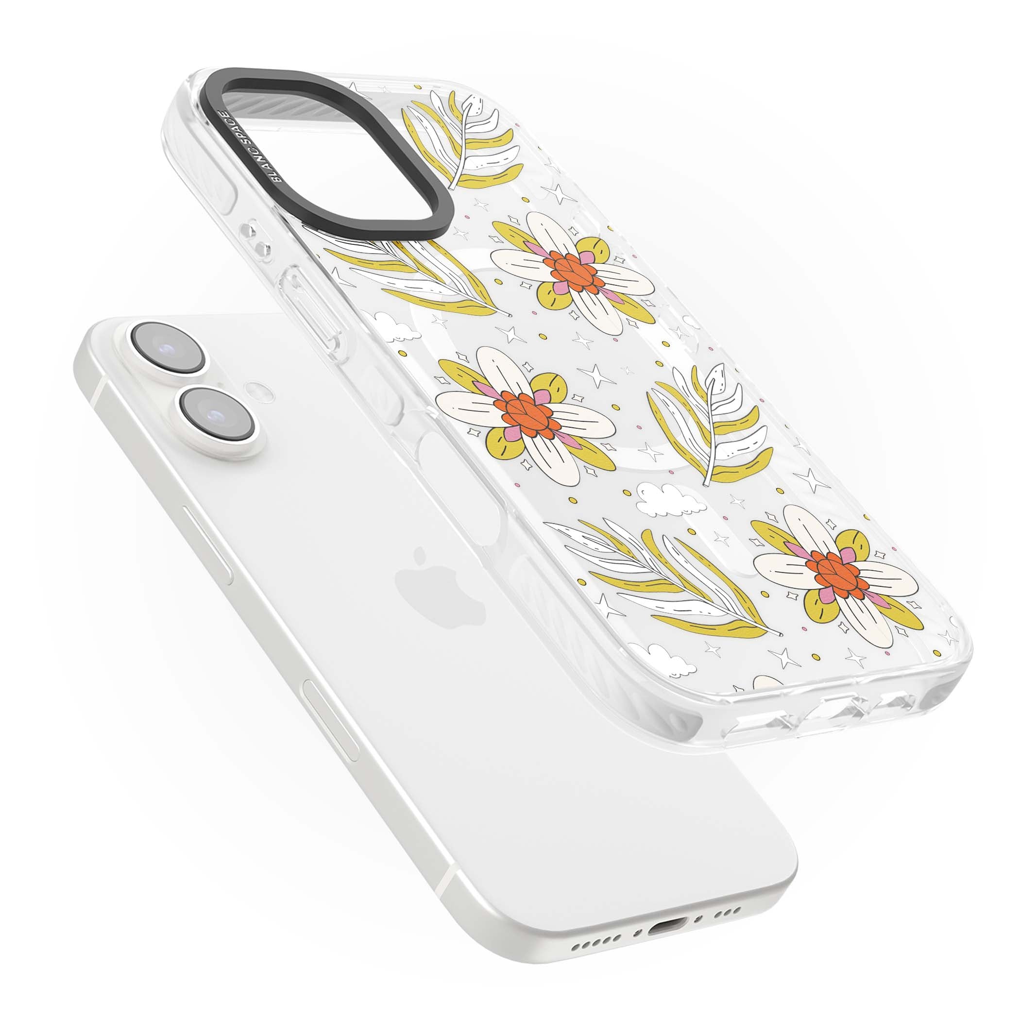 Elevate Your Phone'S Style With This Boho Celestial Sun & Eye Phone Case, Featuring A Mystical Blend Of Suns, All-Seeing Eyes, Butterflies, Stars, And