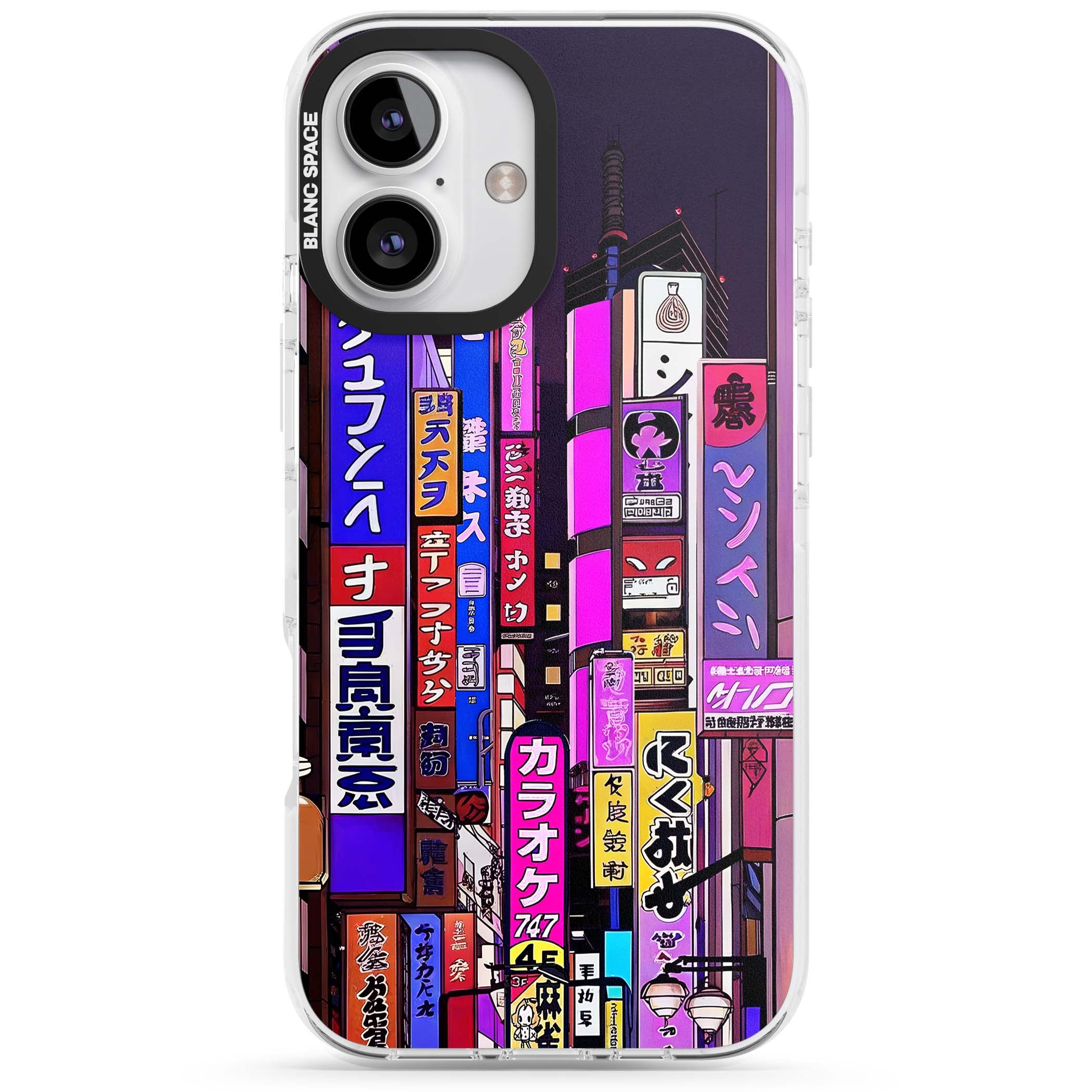NEON NIGHT anime iPhone case | Impact Magsafe case for iPhone 16, iPhone 16 Plus