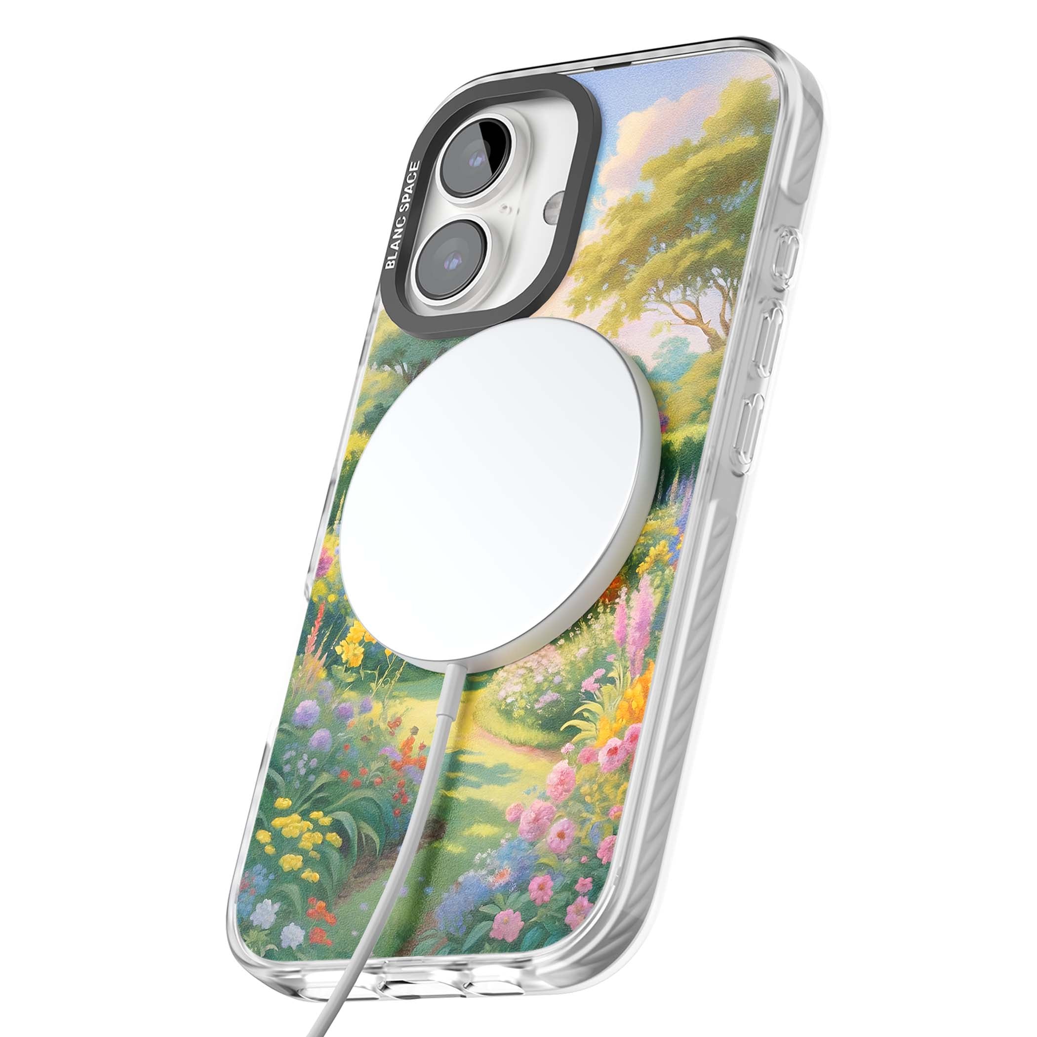 The Painter's Garden floral iPhone case | Impact Magsafe case for iPhone 16, iPhone 16 Plus