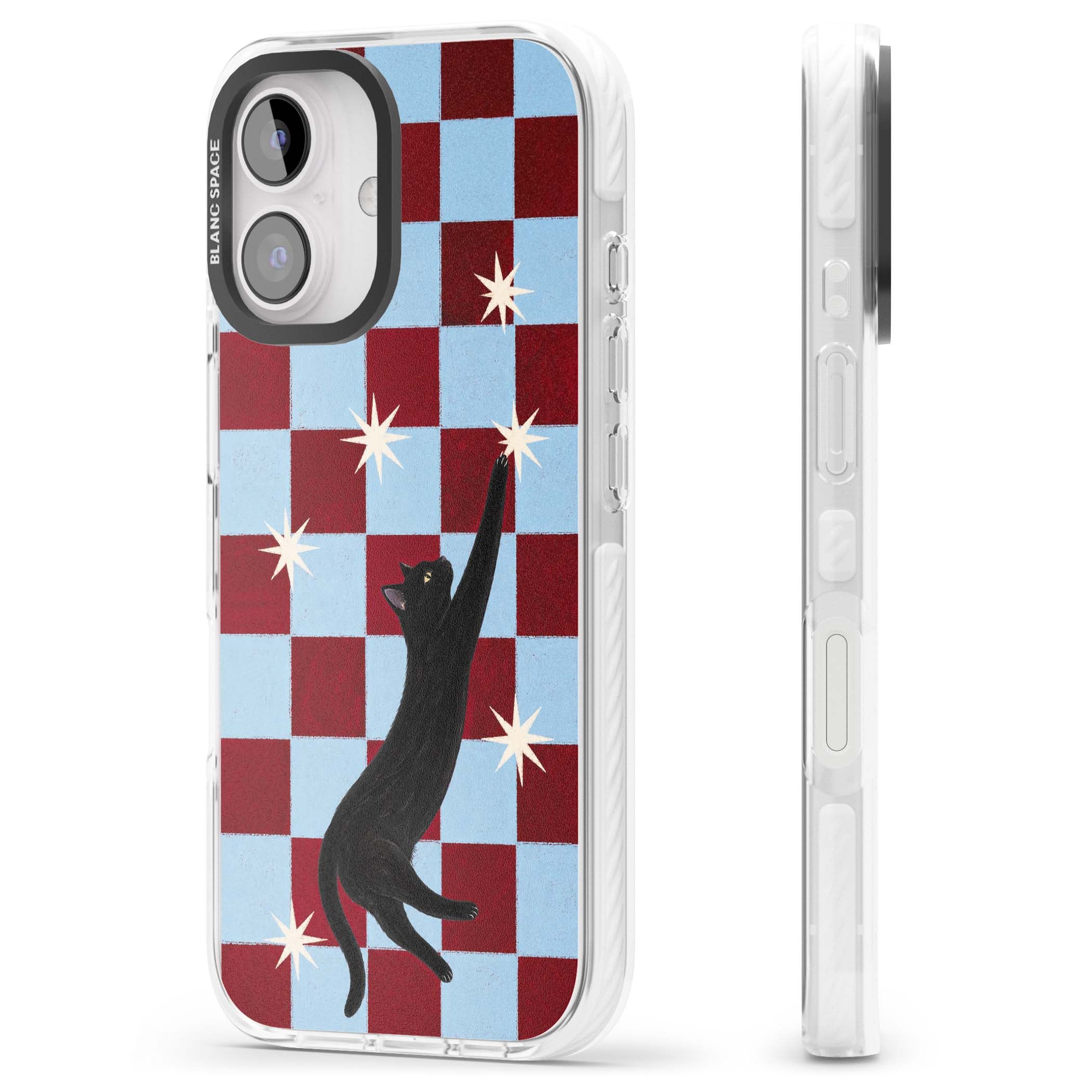 Starlit Kitty animals iPhone case | Impact Magsafe case for iPhone 16, iPhone 16 Plus