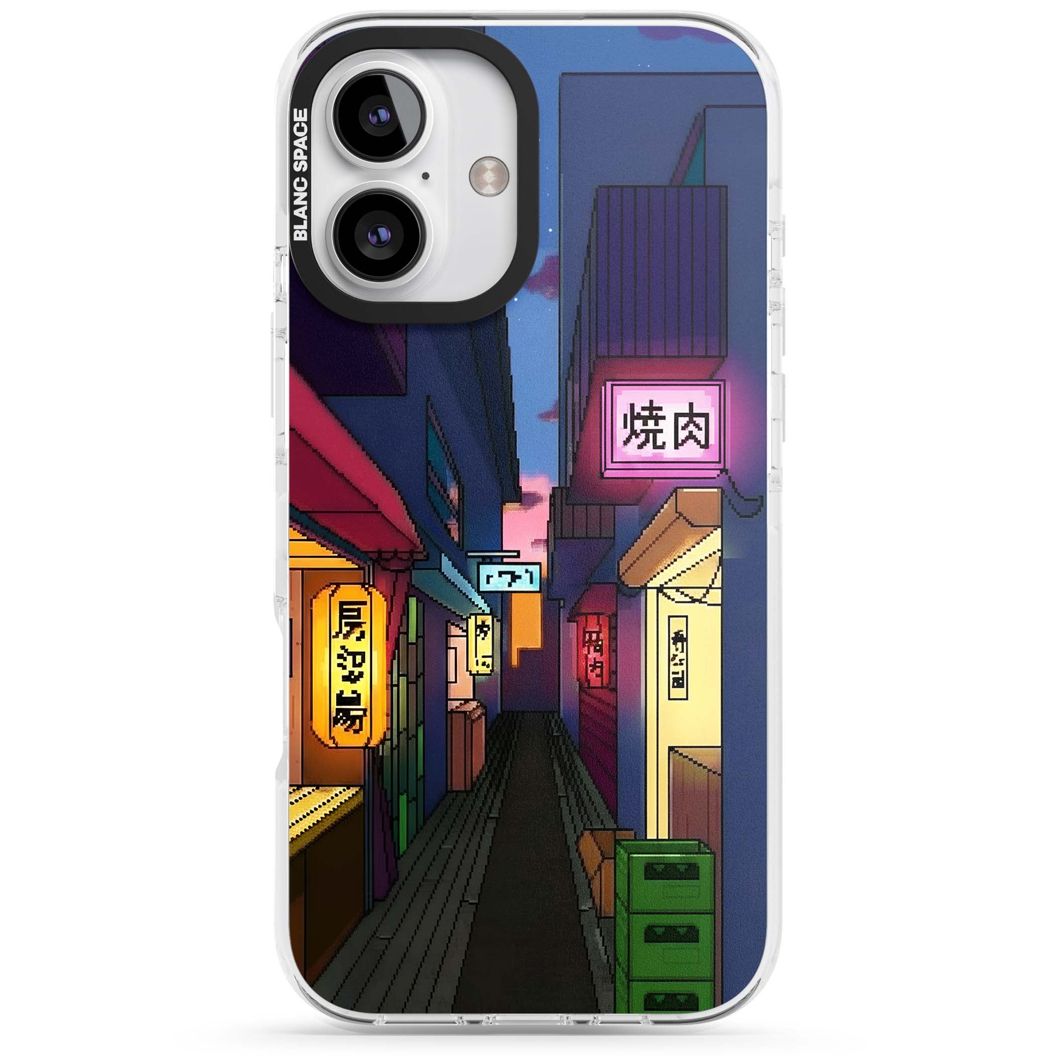 Nights In The Yokocho for him iPhone case | Clear Impact case for iPhone 16, iPhone 16 Plus