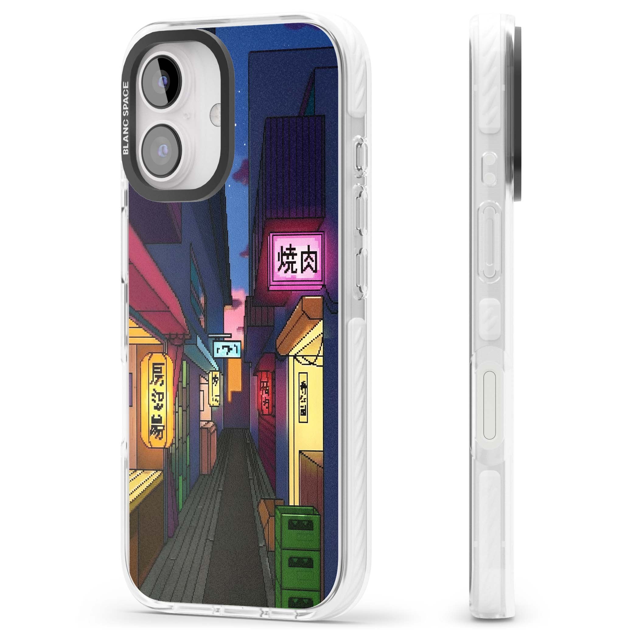 Nights In The Yokocho for him iPhone case | Clear Impact case for iPhone 16, iPhone 16 Plus