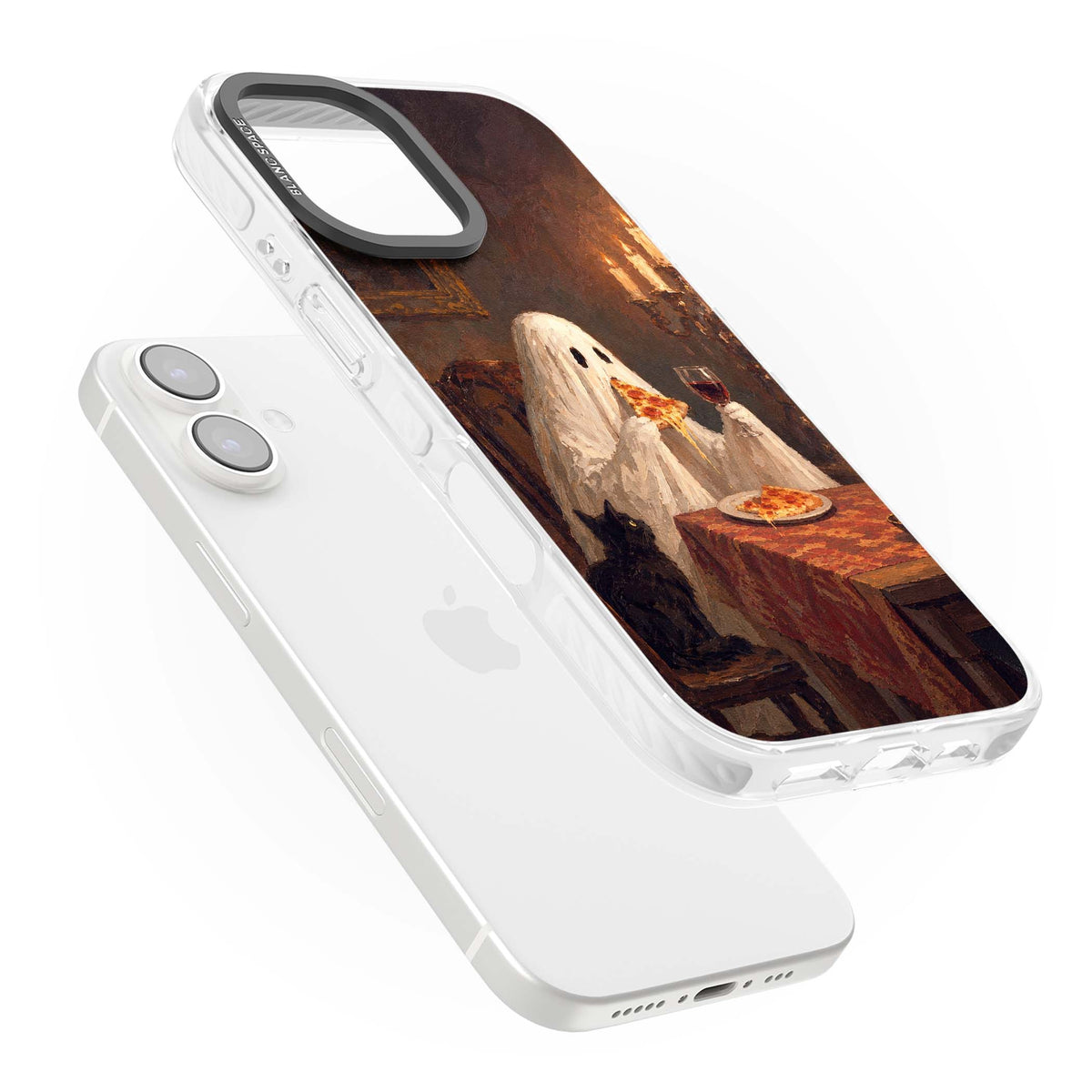 Lonely Night In art iPhone case | Clear Impact case for iPhone 16, iPhone 16 Plus