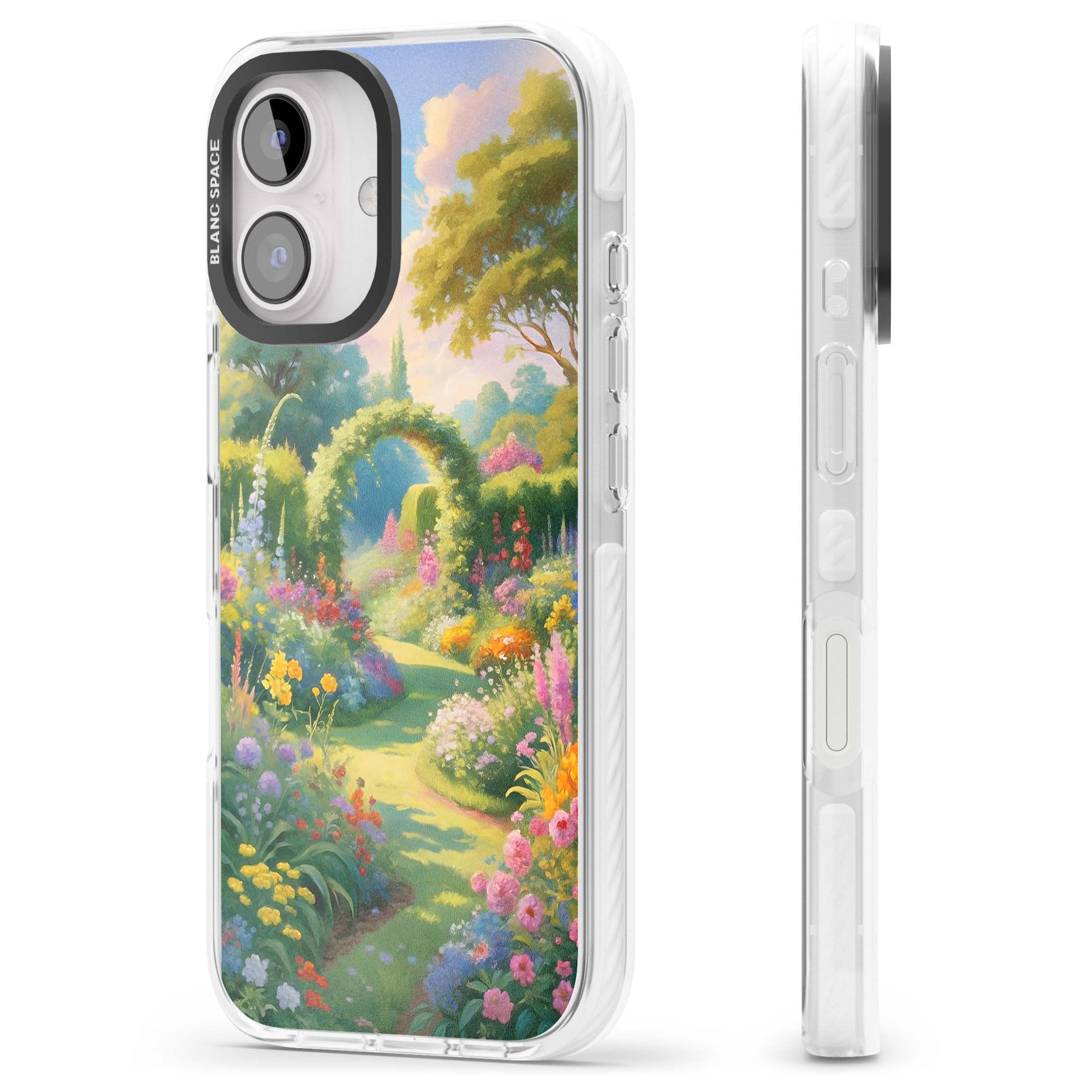 The Painter's Garden floral iPhone case | Clear Impact case for iPhone 16, iPhone 16 Plus