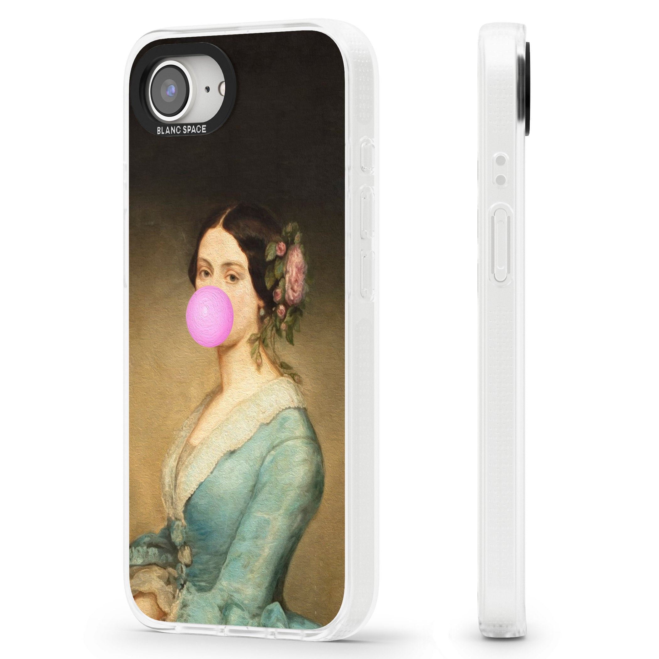 NOT SO ETIQUETTE iPhone 16e Clear Case Impact Air - Blanc Space