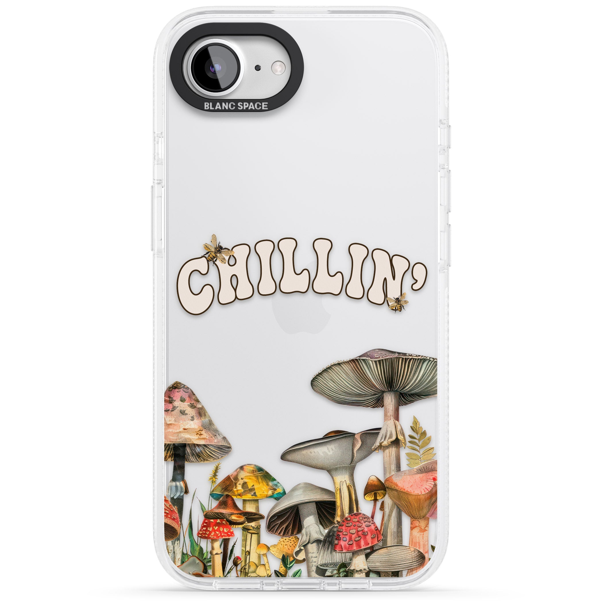 Chillin' iPhone 16e Clear Case Impact Air - Blanc Space