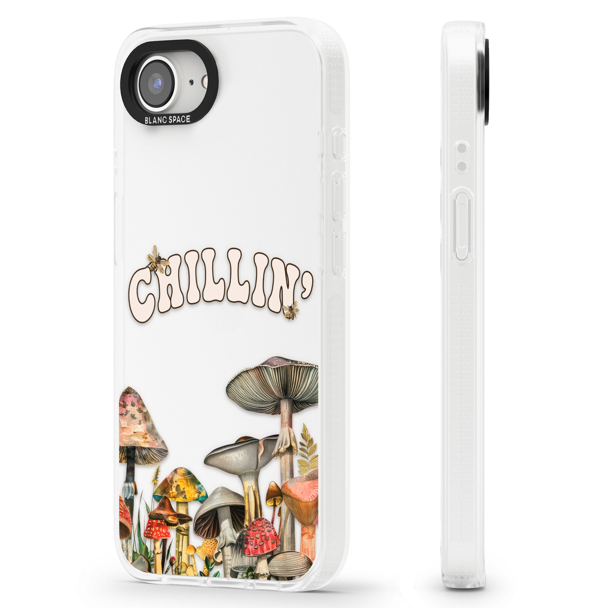Chillin' iPhone 16e Clear Case Impact Air - Blanc Space