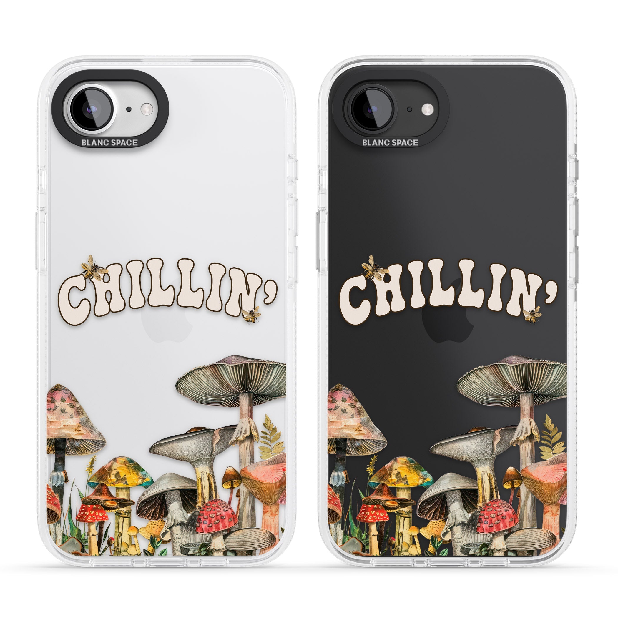 Chillin' iPhone 16e Clear Case Impact Air - Blanc Space