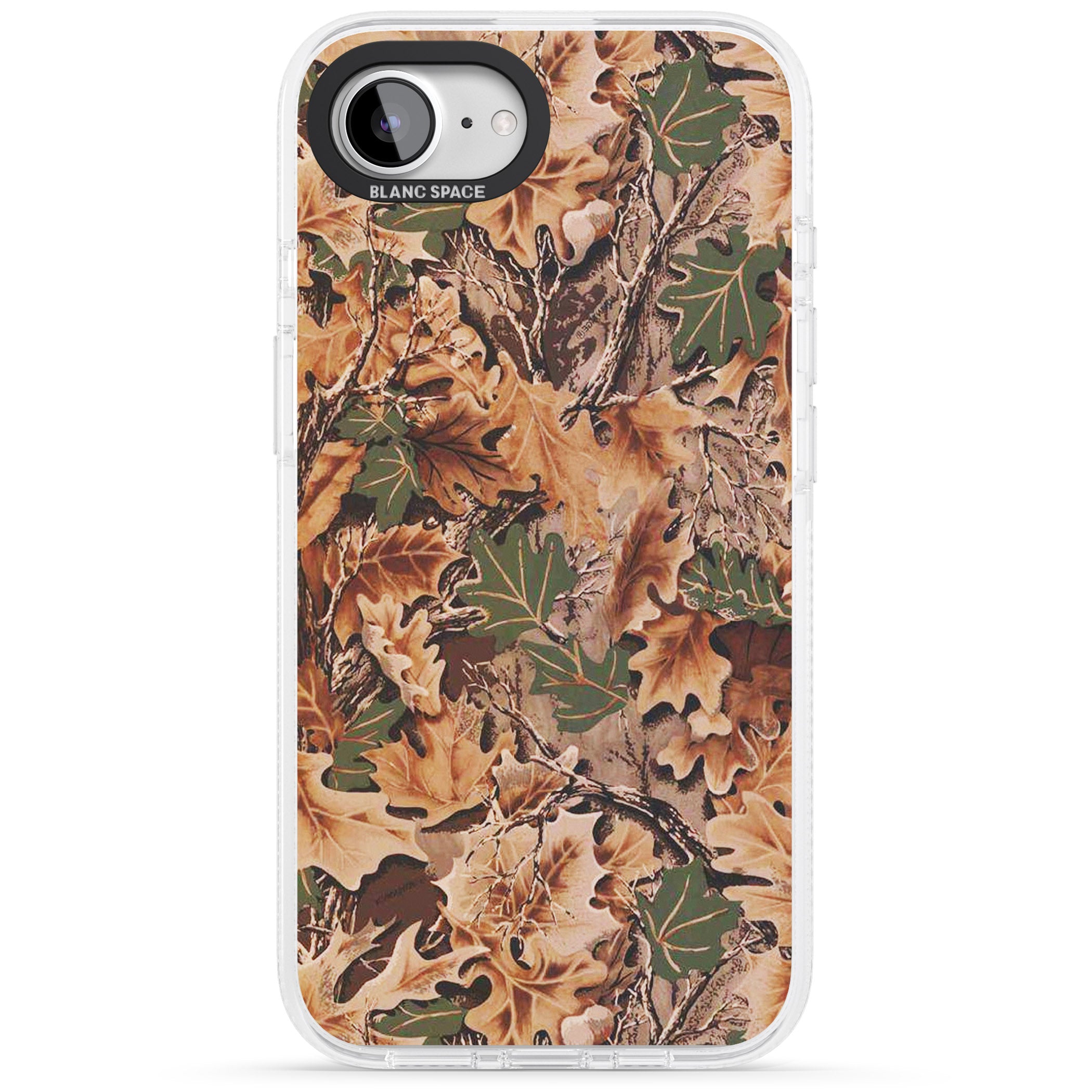 Realtree Camo iPhone 16e Clear Case Impact Air - Blanc Space