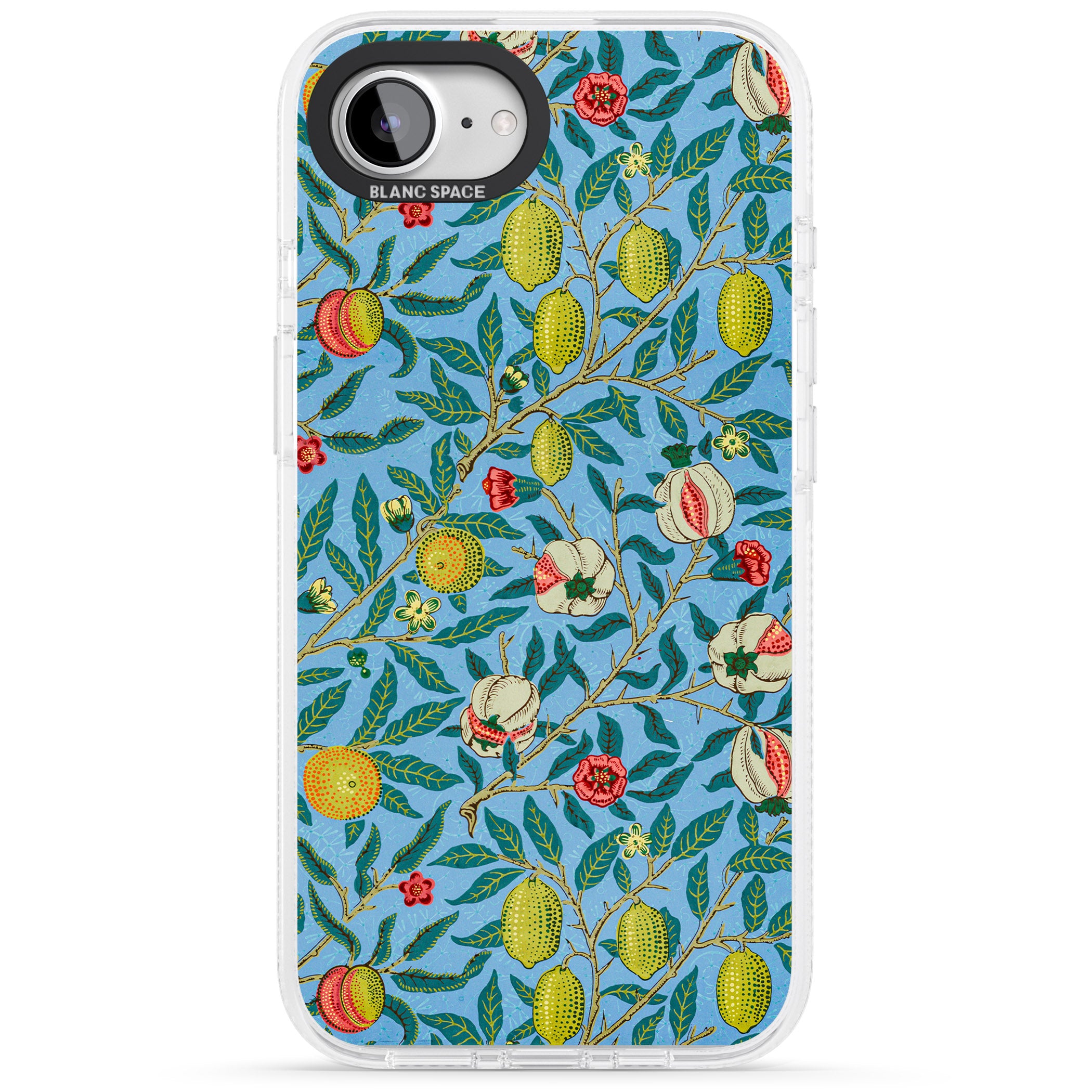 Vintage Fruits iPhone 16e Clear Case Impact Air - Blanc Space