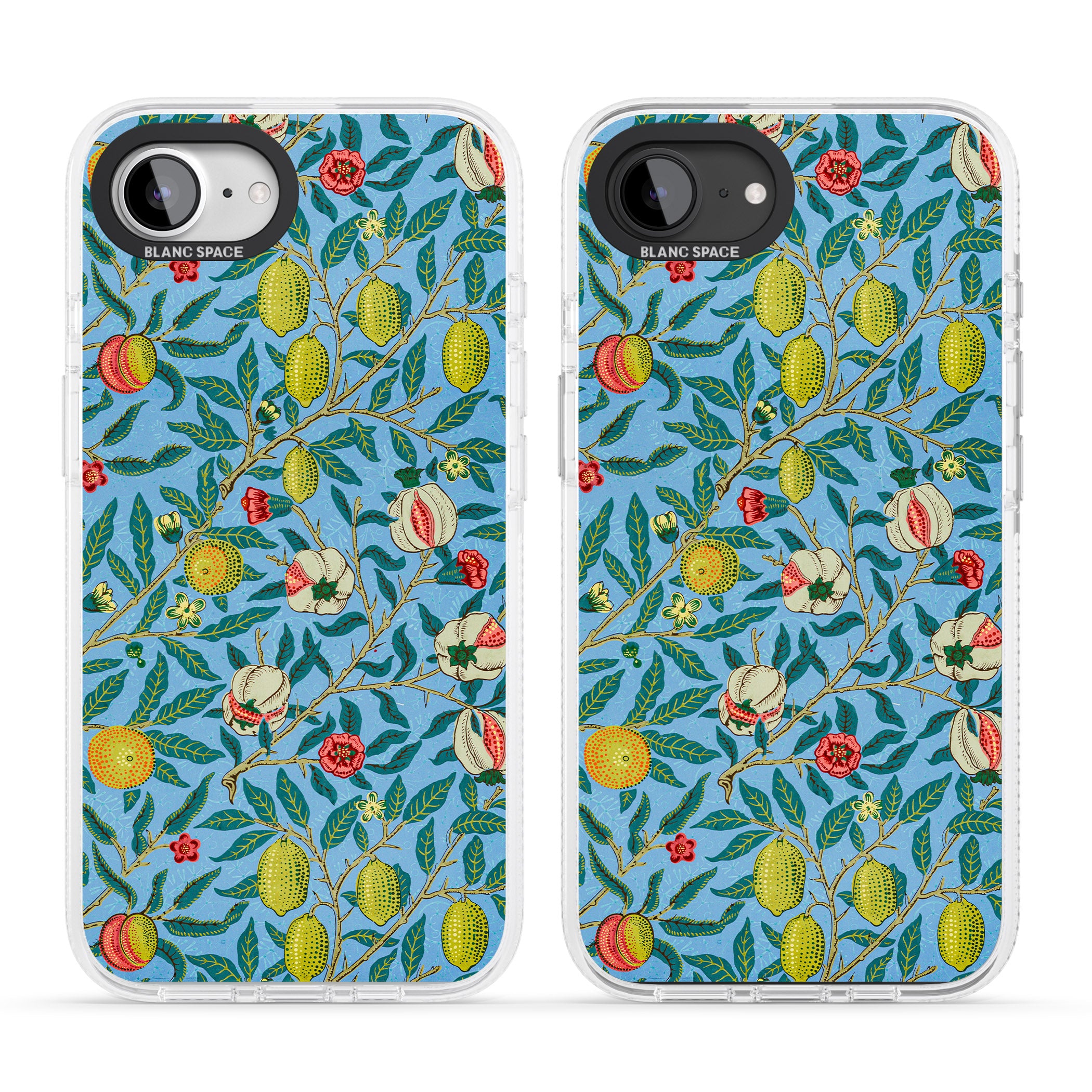 Vintage Fruits iPhone 16e Clear Case Impact Air - Blanc Space