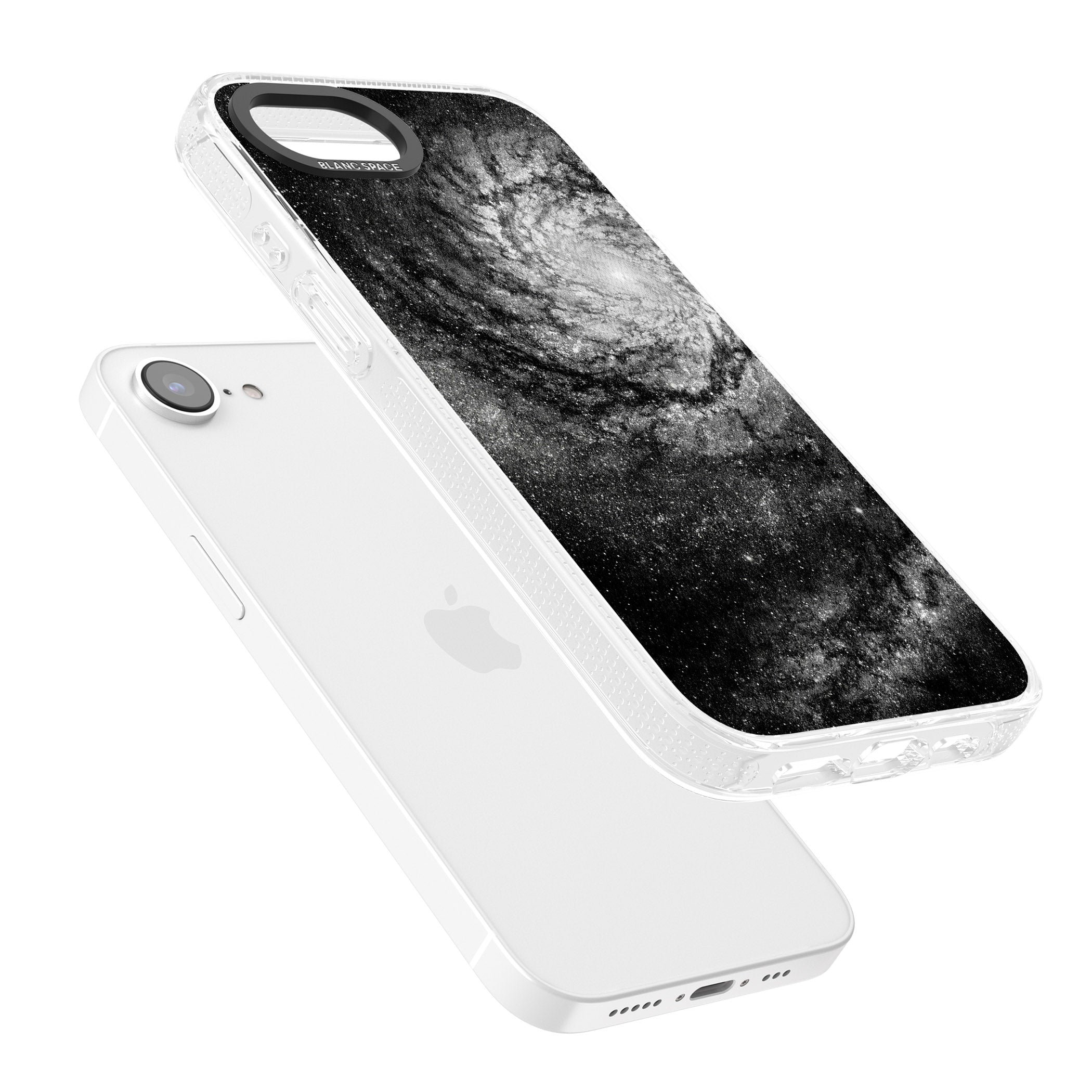 Night Sky Galaxies: Milky Way Galaxy iPhone 16e Clear Case Impact Air - Blanc Space