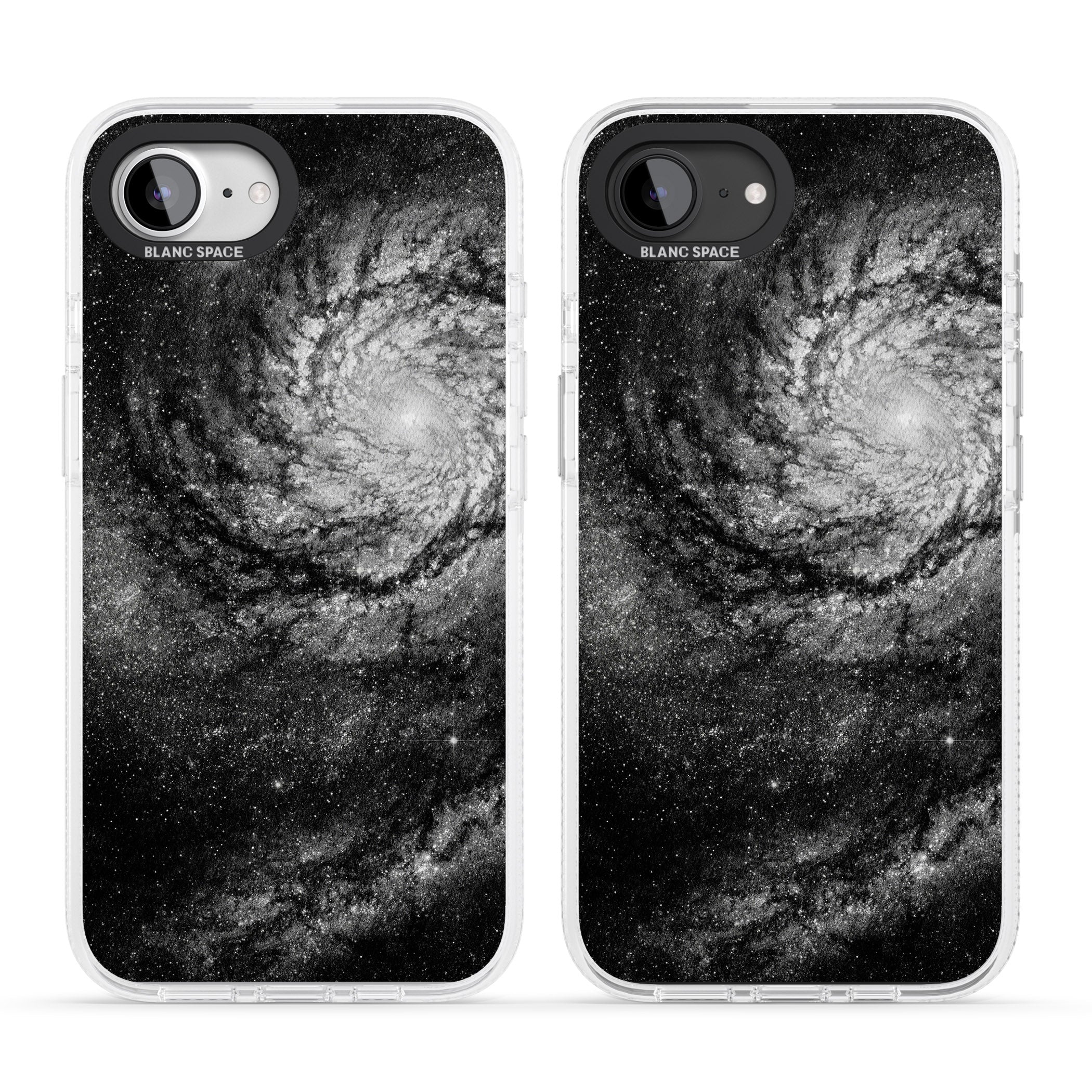 Night Sky Galaxies: Milky Way Galaxy iPhone 16e Clear Case Impact Air - Blanc Space