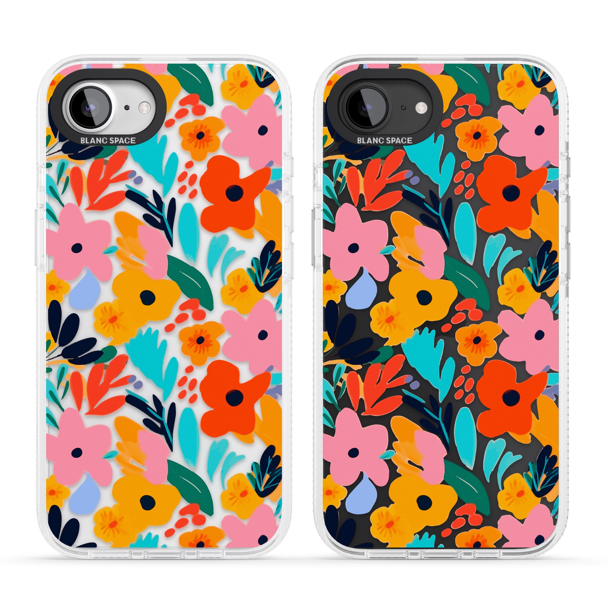 Floral Fiesta iPhone 16e Clear Case Impact Air - Blanc Space