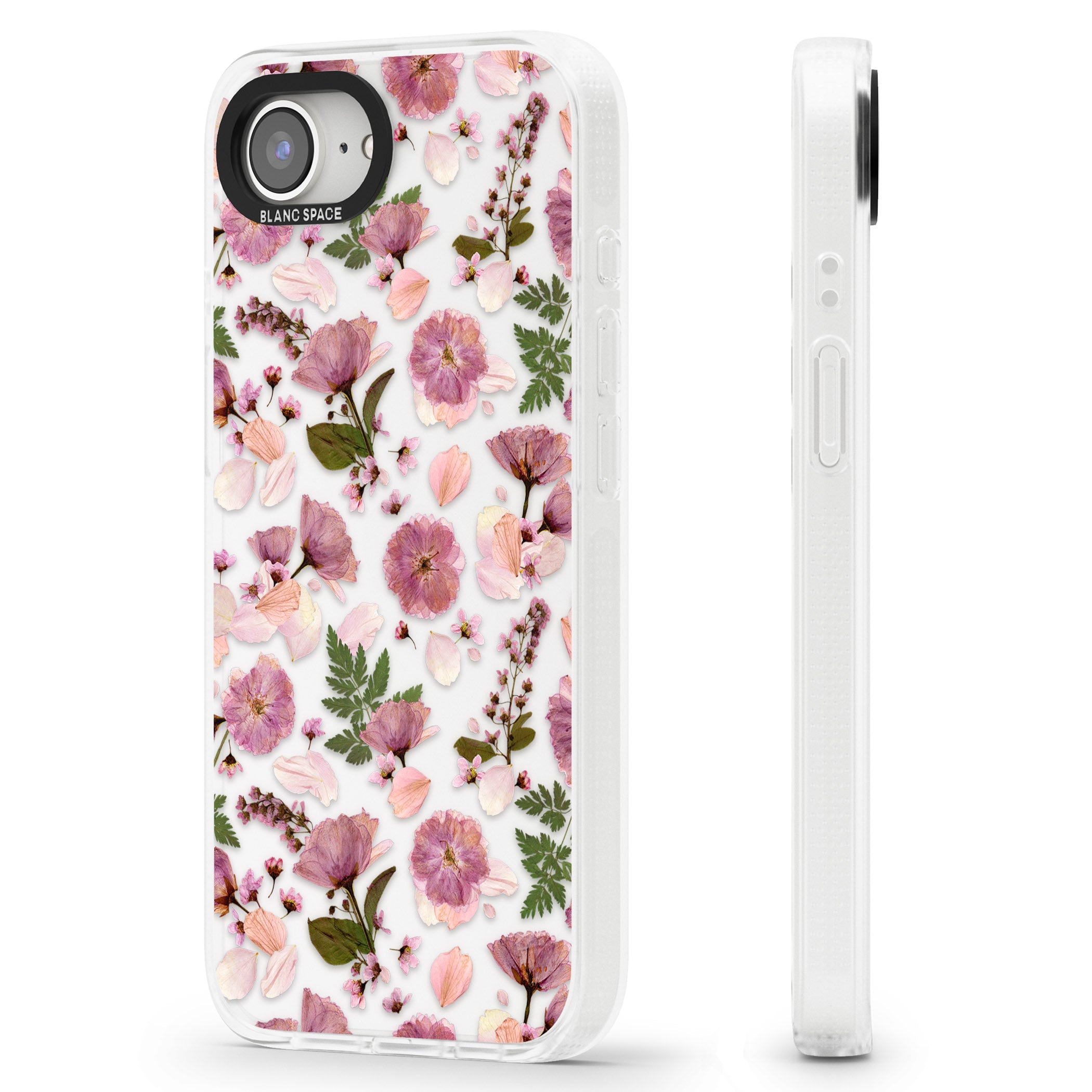 Floral Menagerie Transparent Design iPhone 16e Clear Case Impact Air - Blanc Space