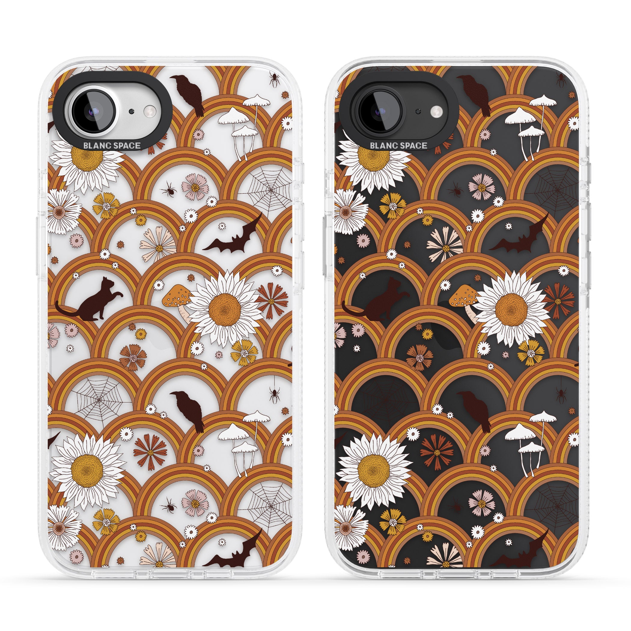 Halloween Rainbows iPhone 16e Clear Case Impact Air - Blanc Space