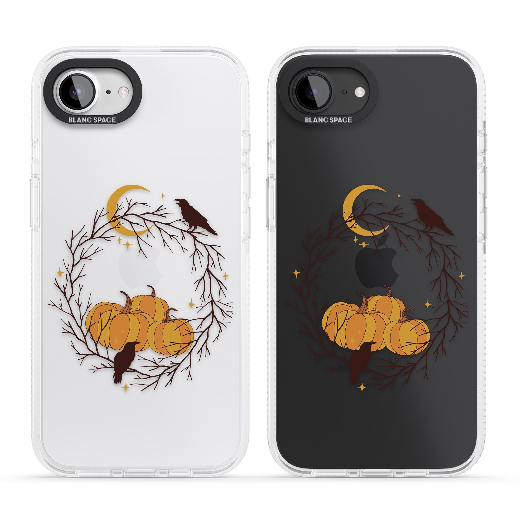 Pumpkin Patch iPhone 16e Clear Case Impact Air - Blanc Space