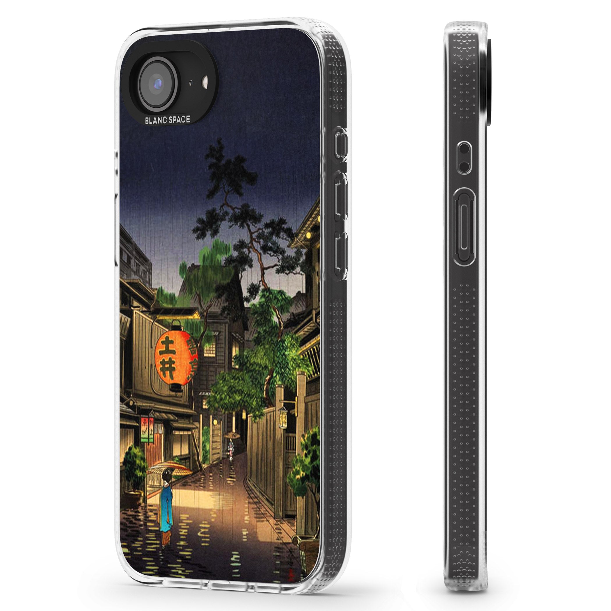 Evening in Ushigome iPhone 16e Clear Case Impact Air - Blanc Space