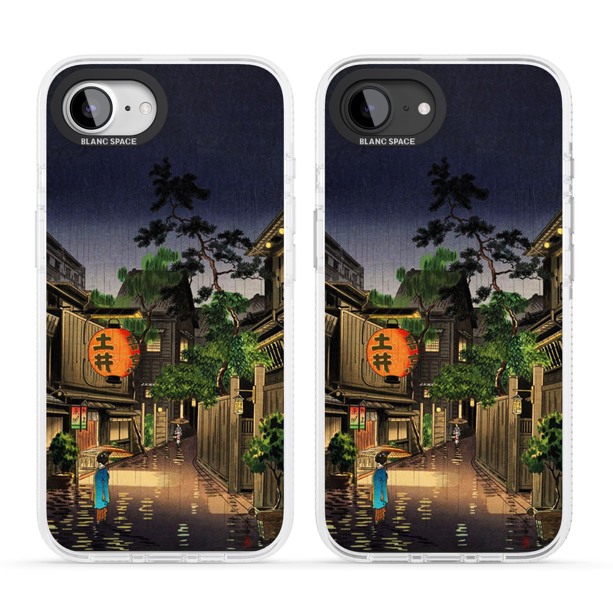 Evening in Ushigome iPhone 16e Clear Case Impact Air - Blanc Space