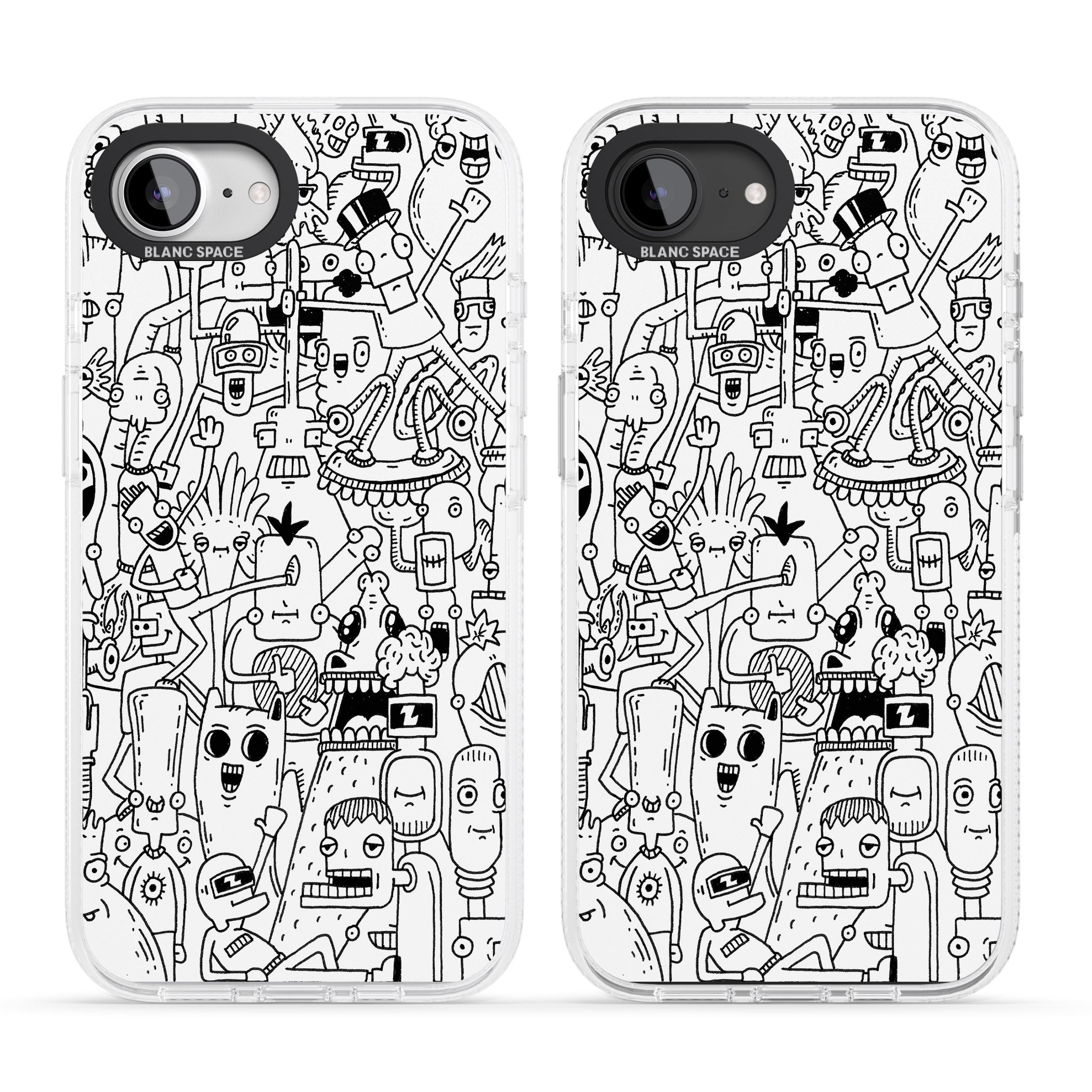 Stack Original iPhone 16e Clear Case Impact Air - Blanc Space