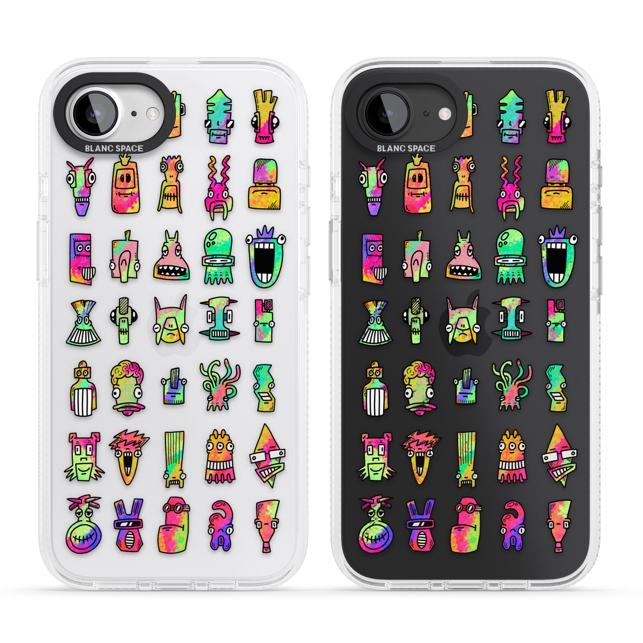 Splashy Friends iPhone 16e Clear Case Impact Air - Blanc Space