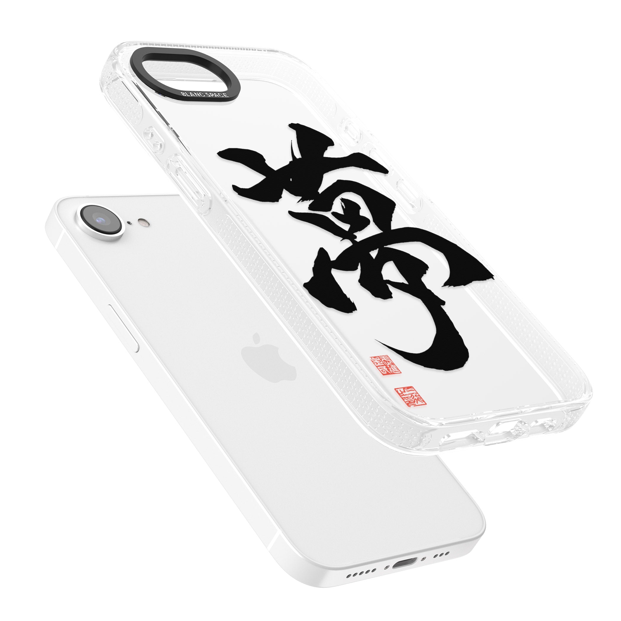 Japanese Kanji - Dream iPhone 16e Clear Case Impact Air - Blanc Space