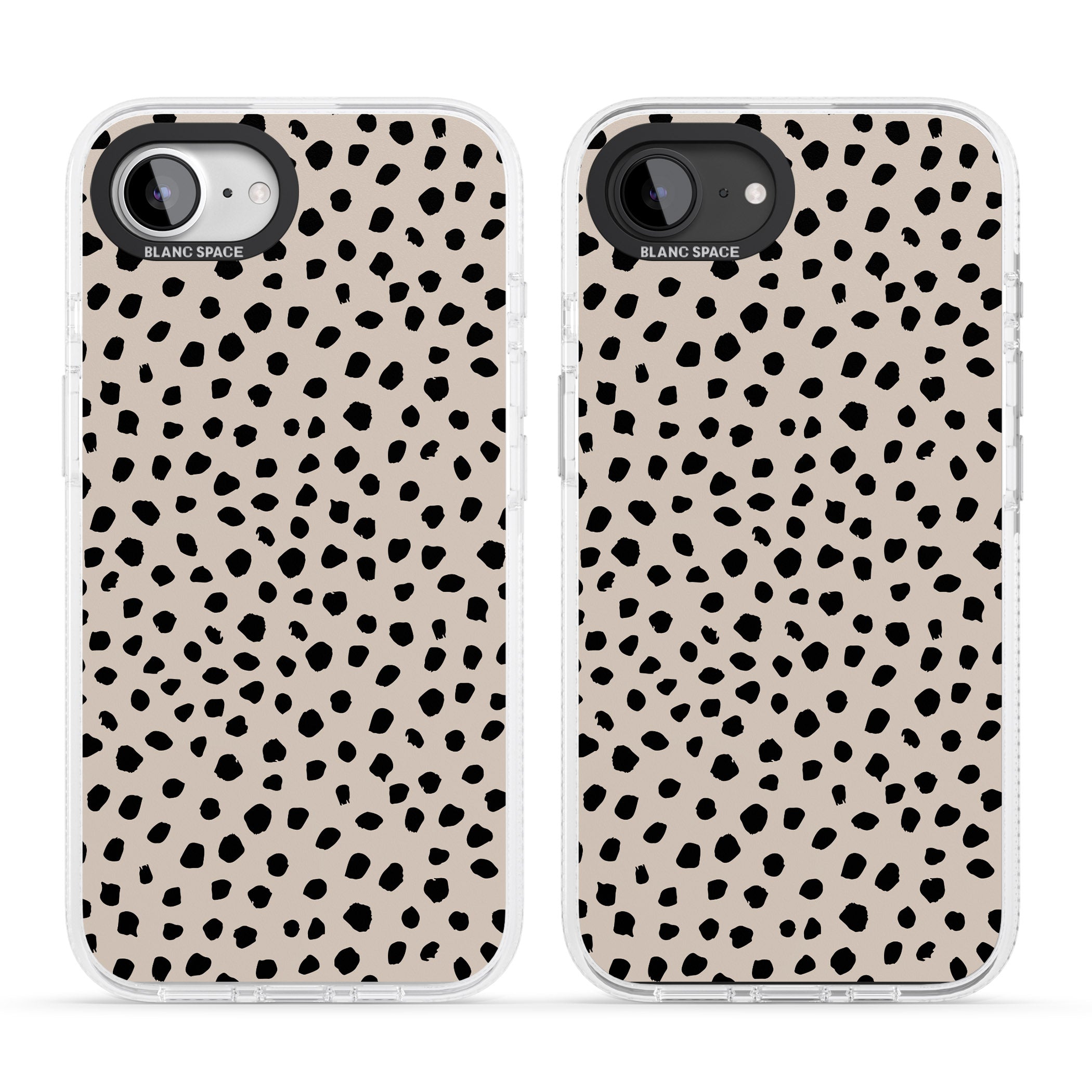 Almond Latte iPhone 16e Clear Case Impact Air - Blanc Space