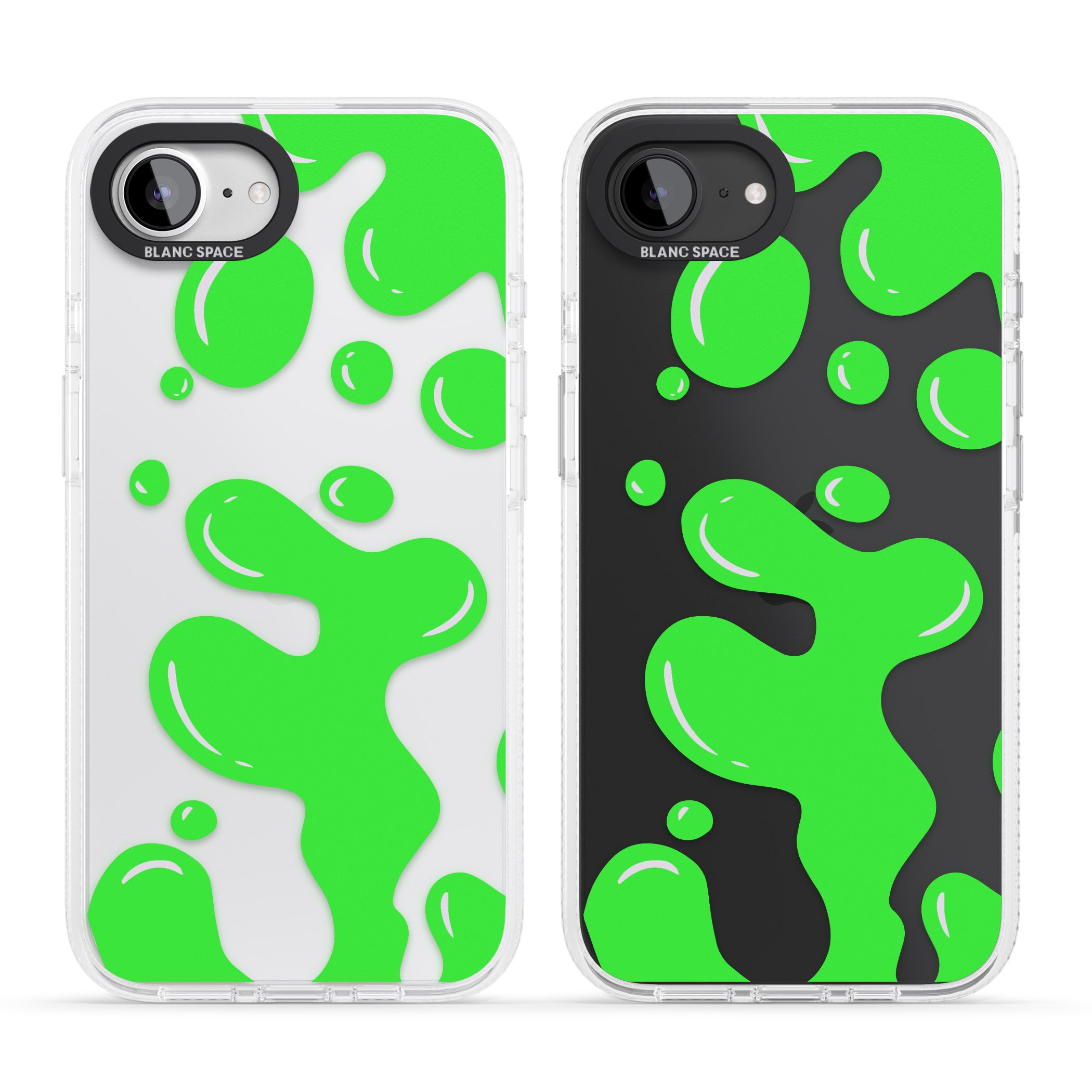 Green Lava Lamp iPhone 16e Clear Case Impact Air - Blanc Space