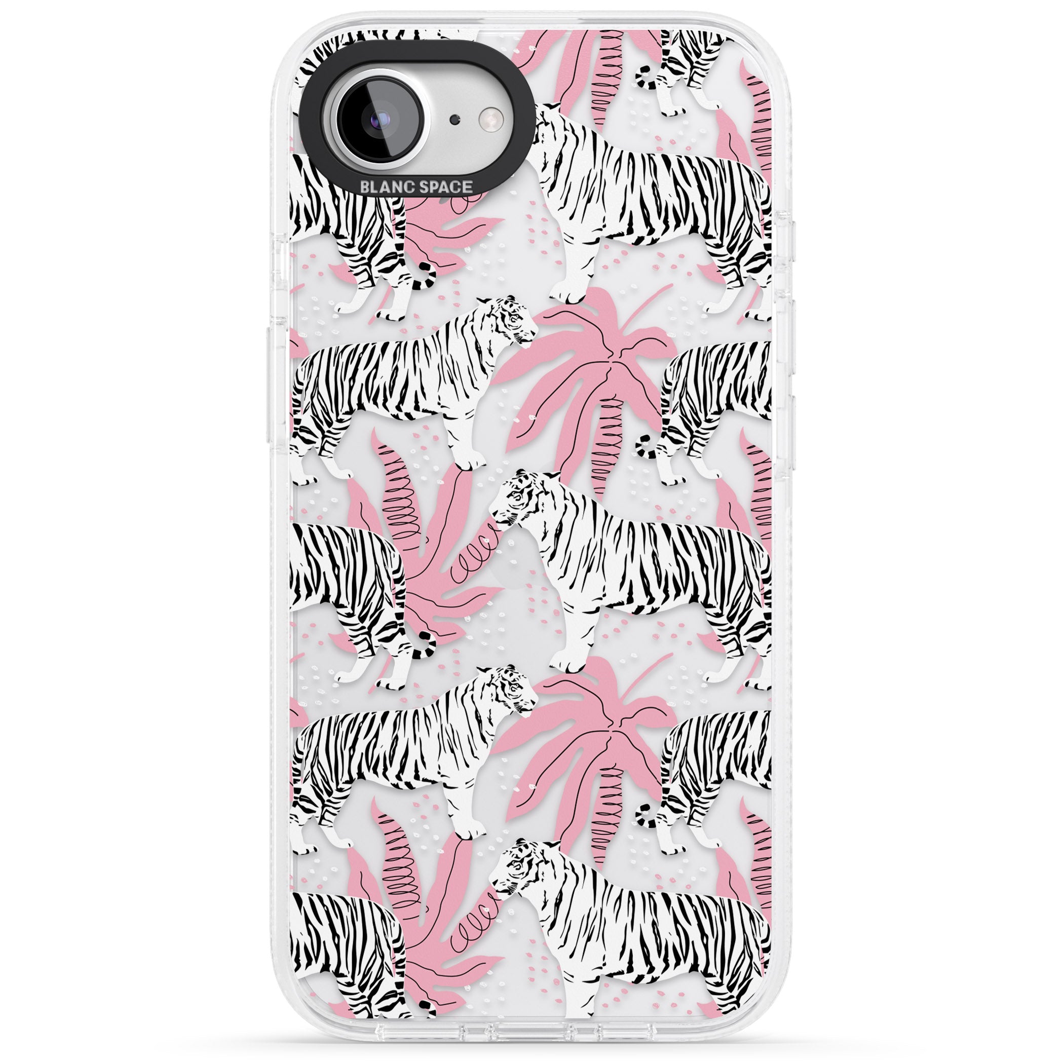 Pink & White Tropical Tigers