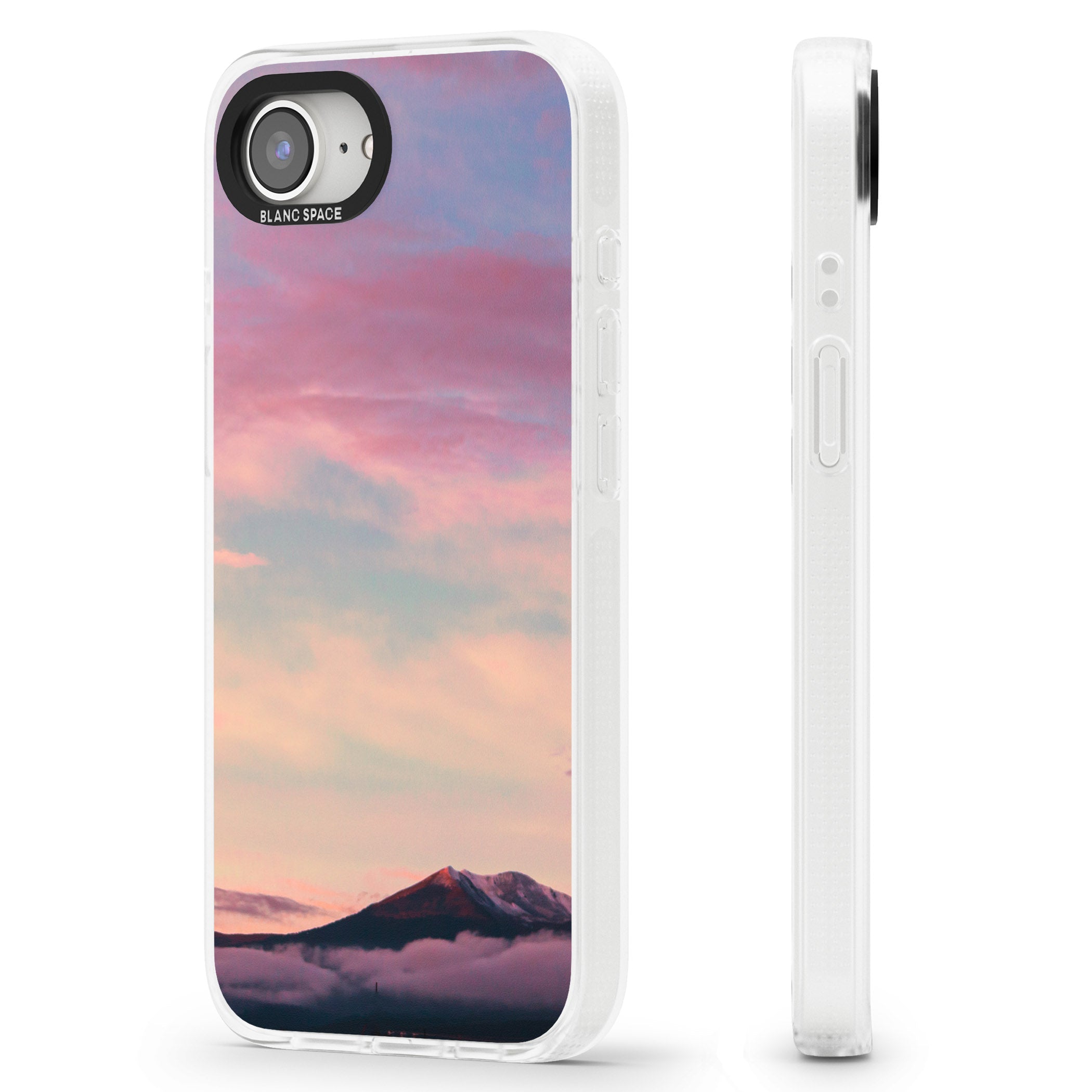 Cloudy Sunset Photograph iPhone 16e Clear Case Impact Air - Blanc Space
