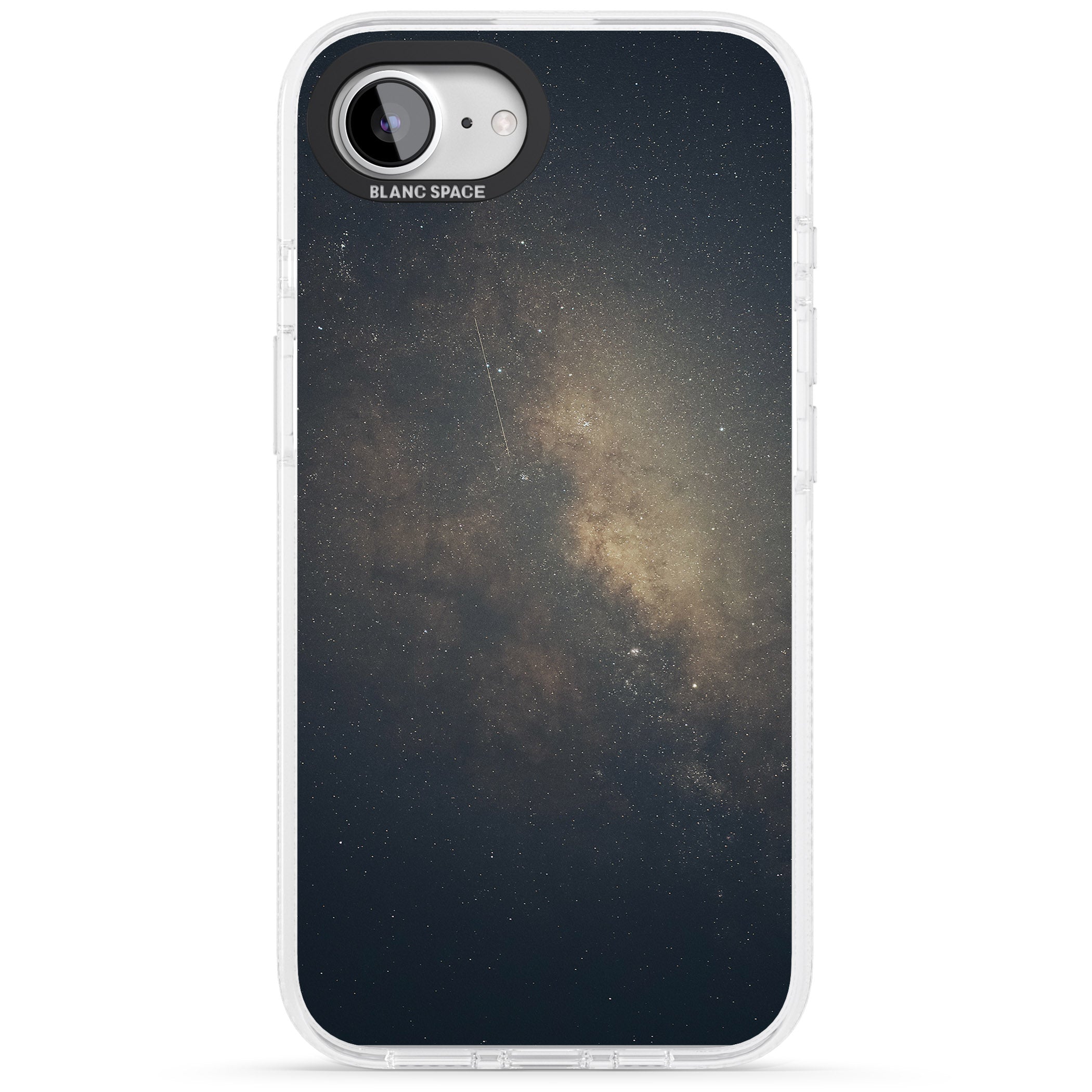 Night Sky Photograph iPhone 16e Clear Case Impact Air - Blanc Space