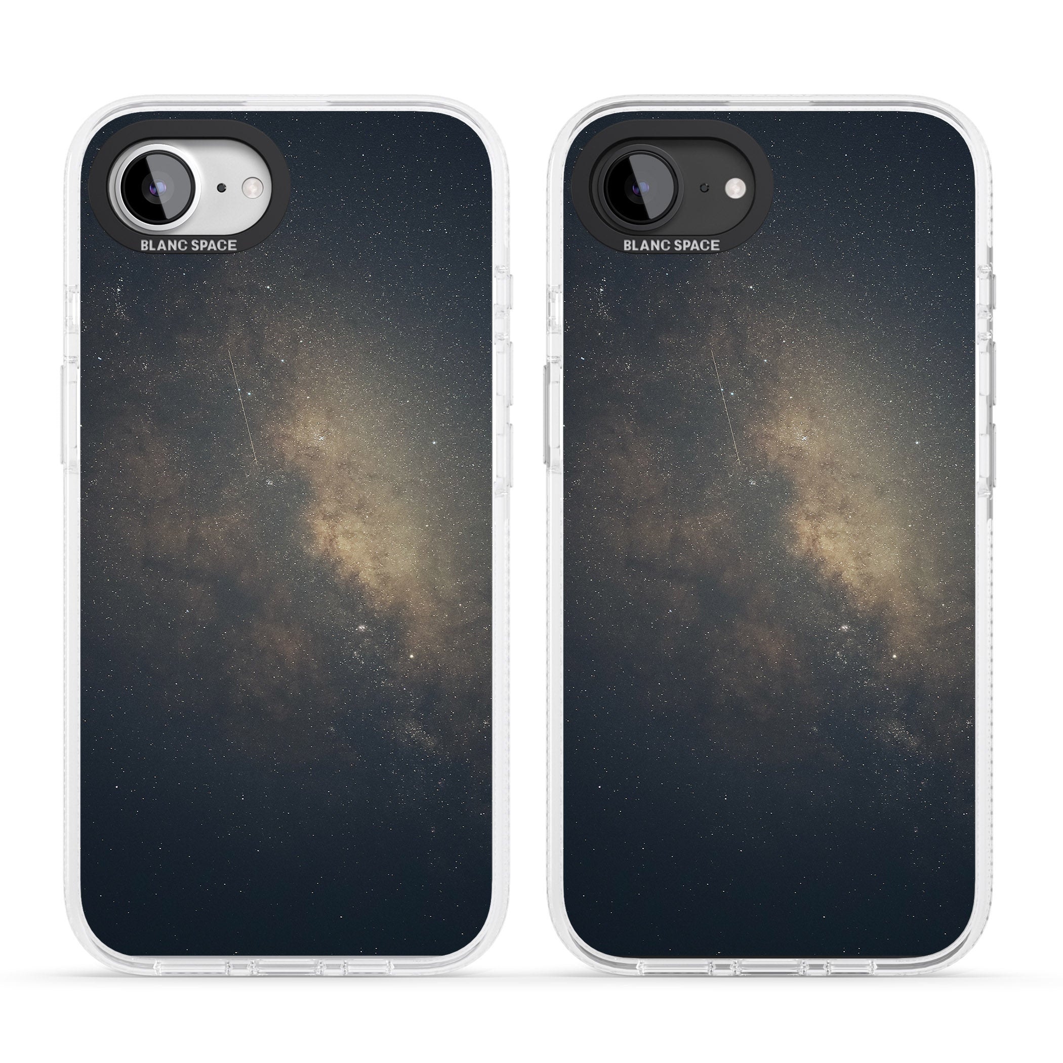Night Sky Photograph iPhone 16e Clear Case Impact Air - Blanc Space