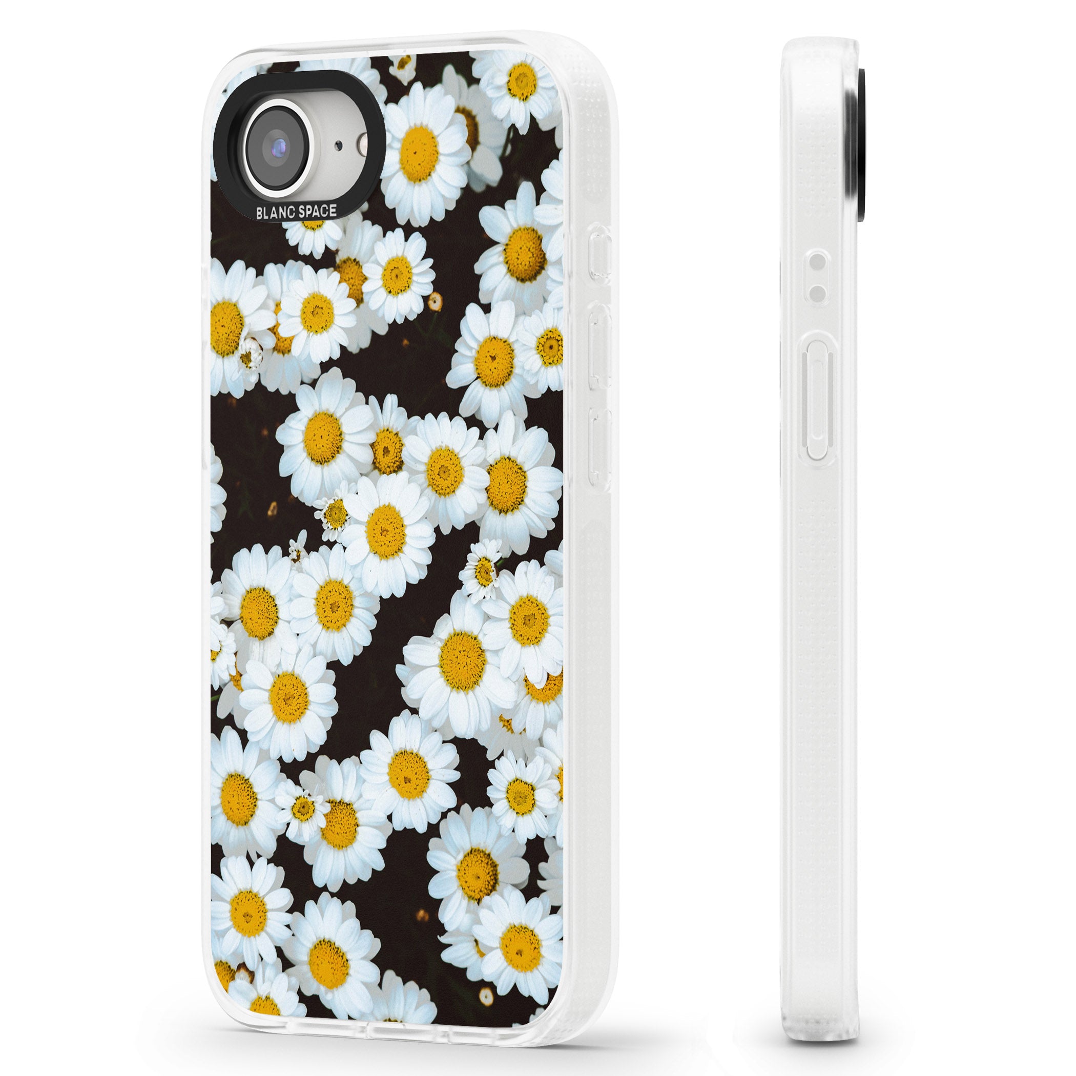 Daisies - Real Floral Photographs iPhone 16e Clear Case Impact Air - Blanc Space