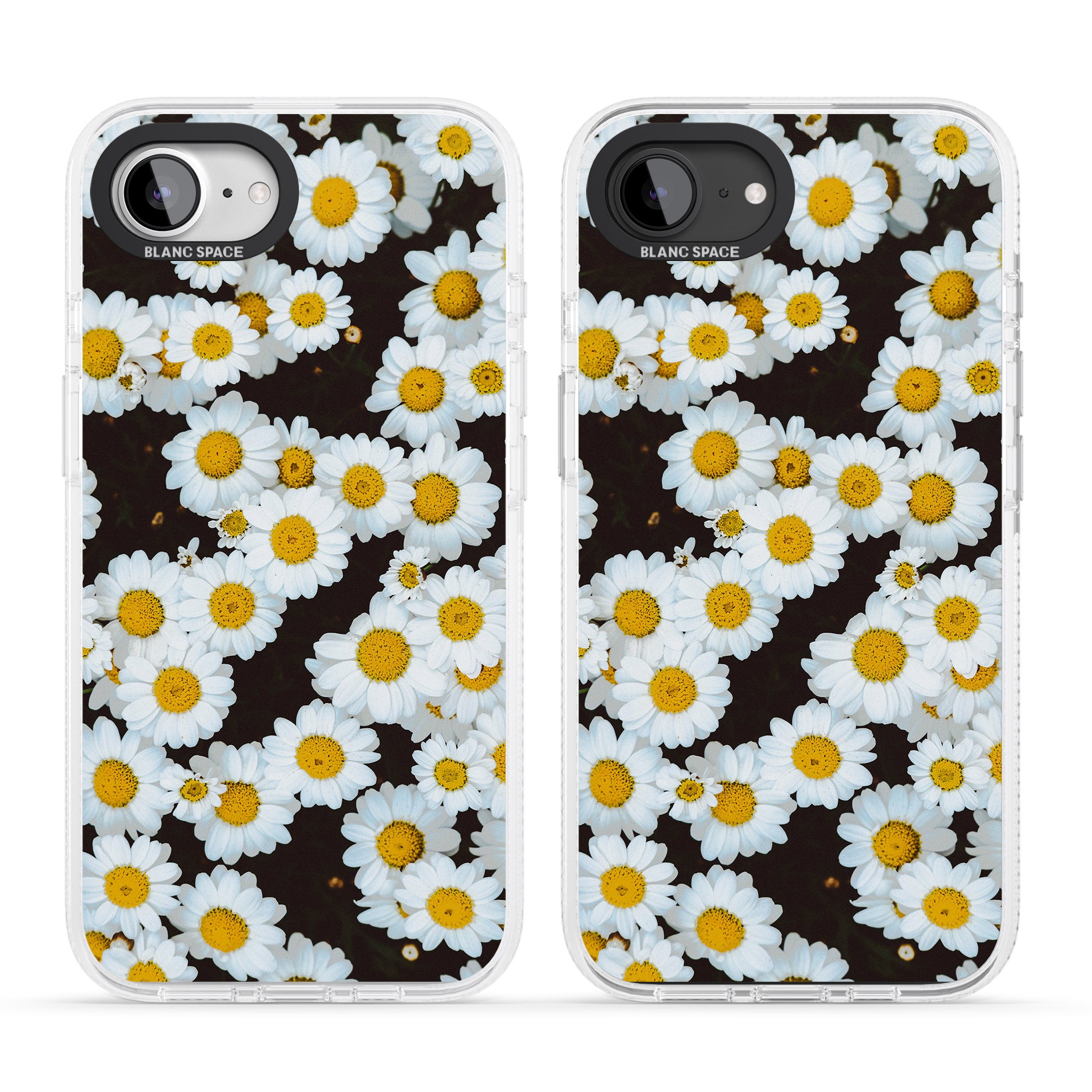 Daisies - Real Floral Photographs iPhone 16e Clear Case Impact Air - Blanc Space
