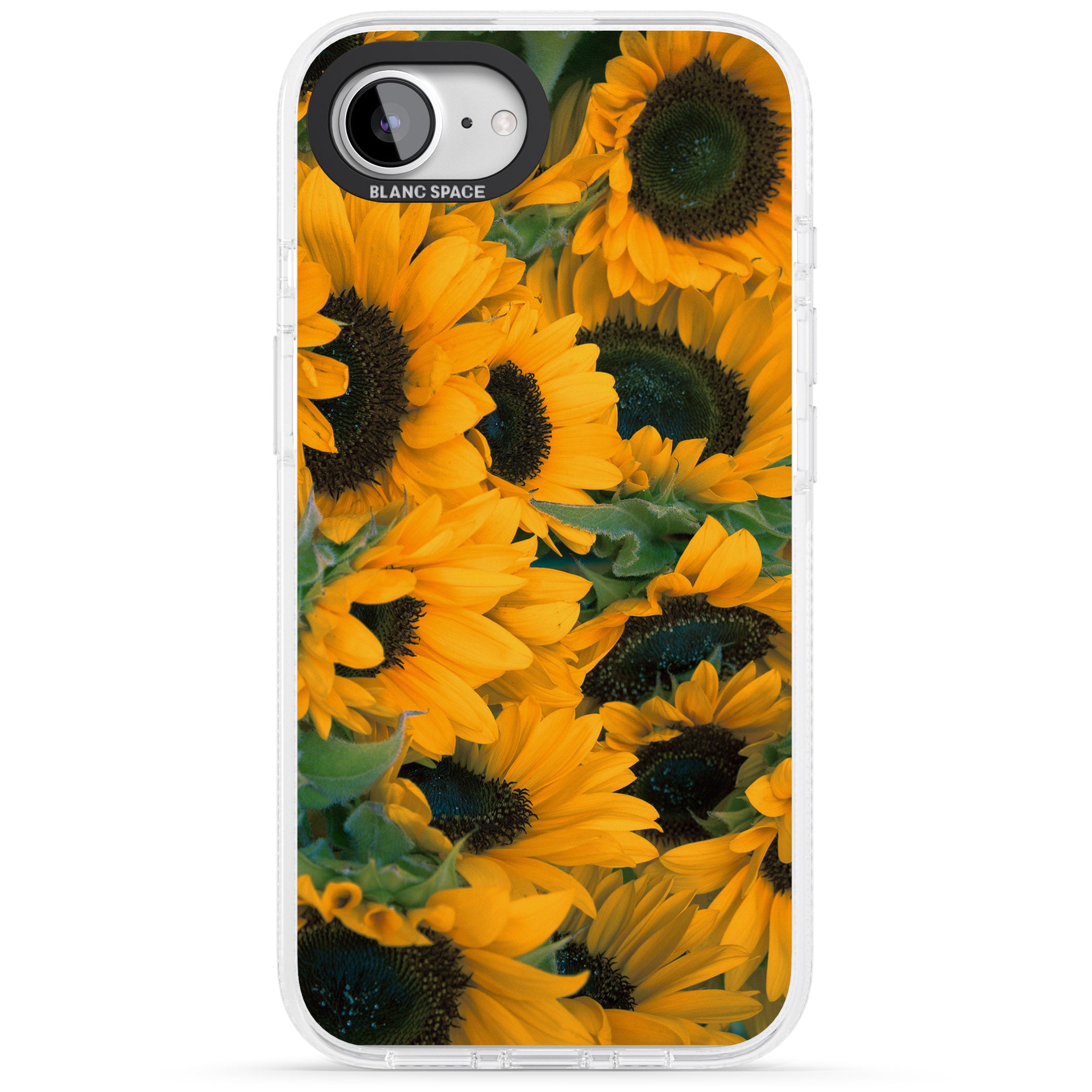 Sunflowers iPhone 16e Clear Case Impact Air - Blanc Space