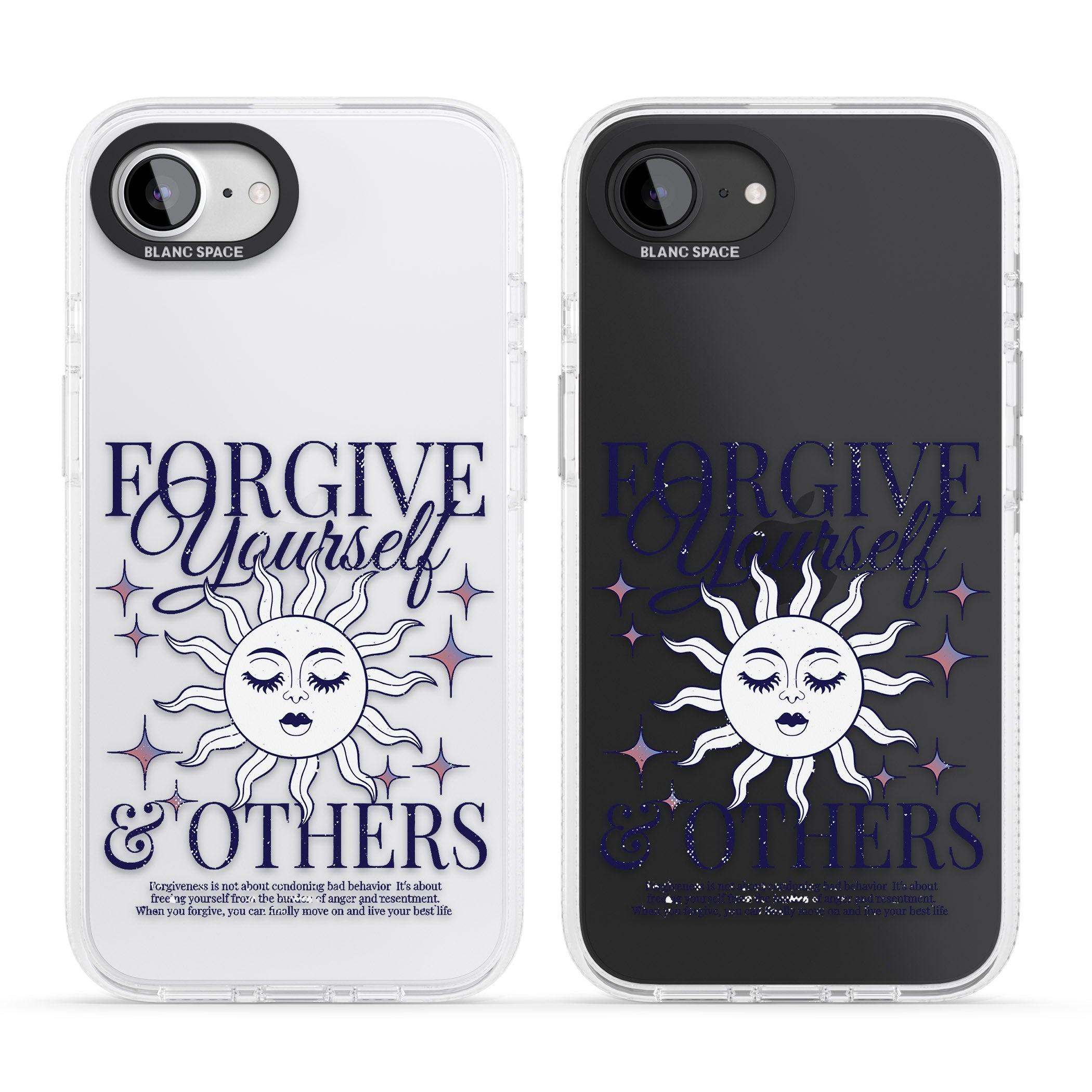 Forgiveness iPhone 16e Clear Case Impact Air - Blanc Space