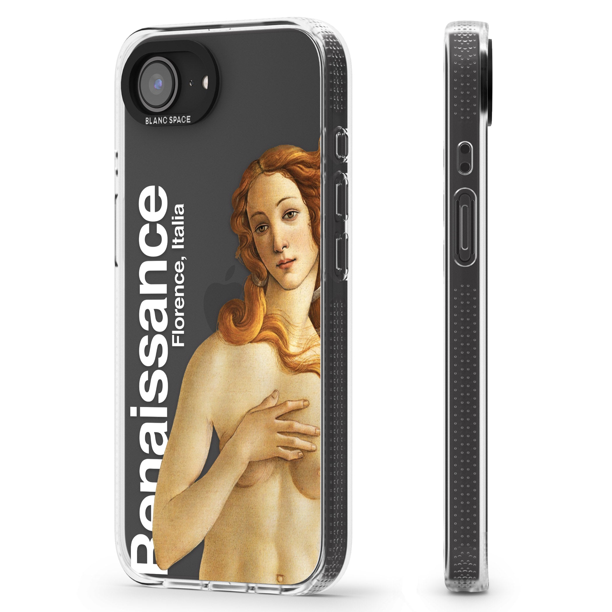 Florence Renaissance iPhone 16e Clear Case Impact Air - Blanc Space