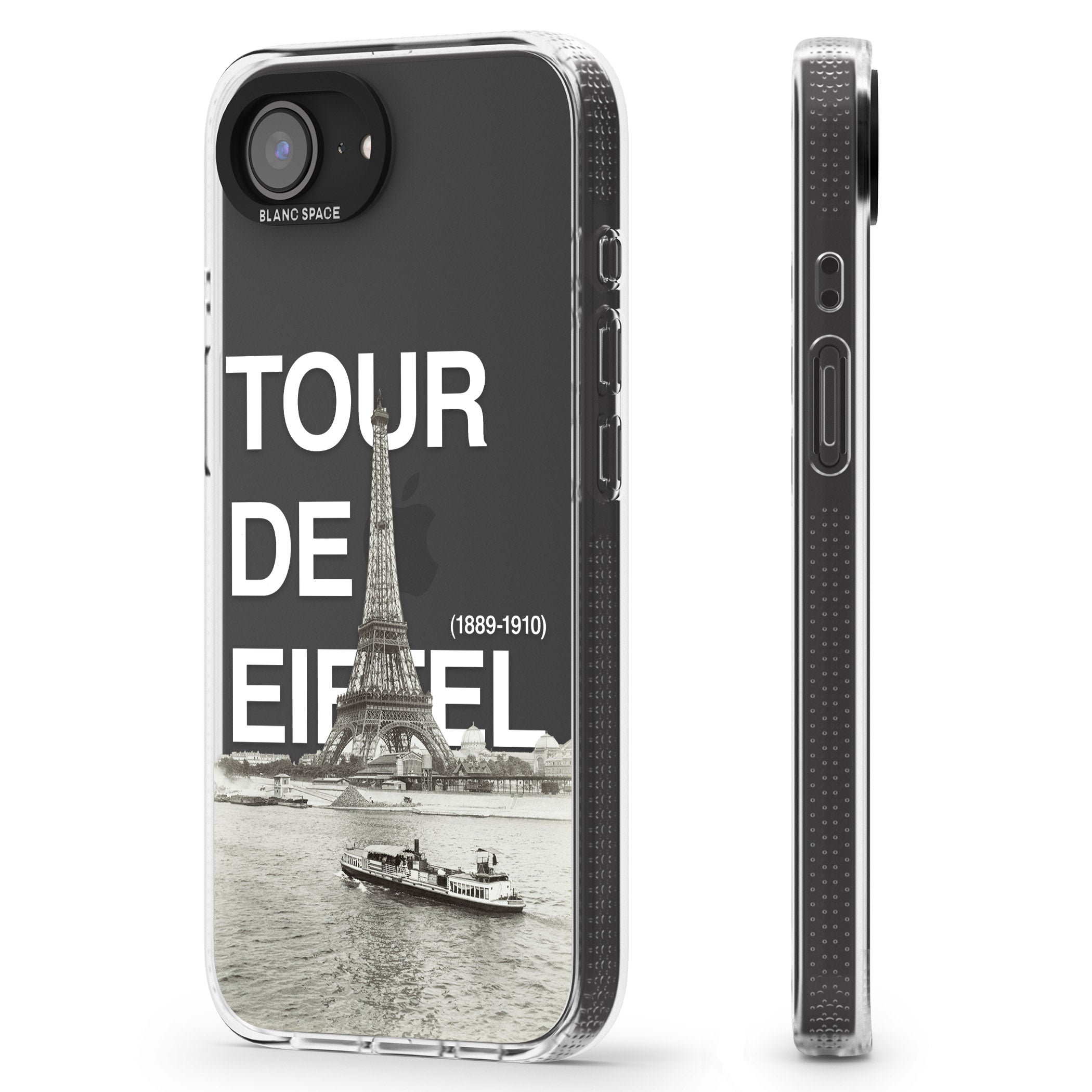 TOUR DE EIFFEL iPhone 16e Clear Case Impact Air - Blanc Space