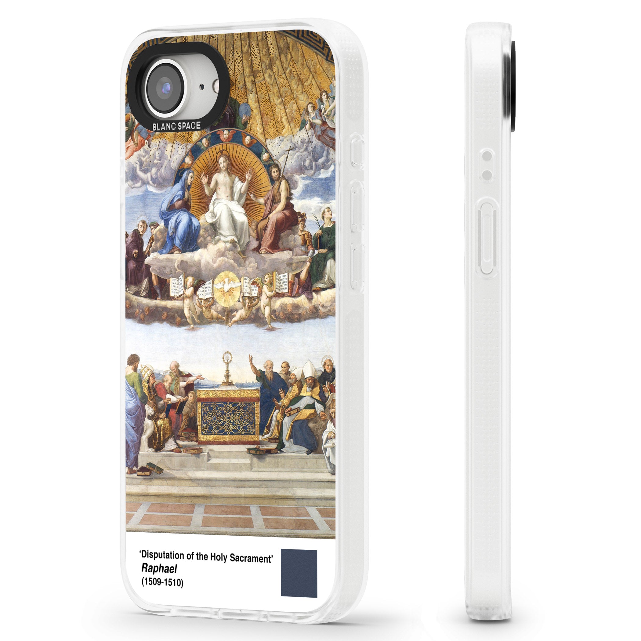 Disputation of the Holy Sacrament iPhone 16e Clear Case Impact Air - Blanc Space