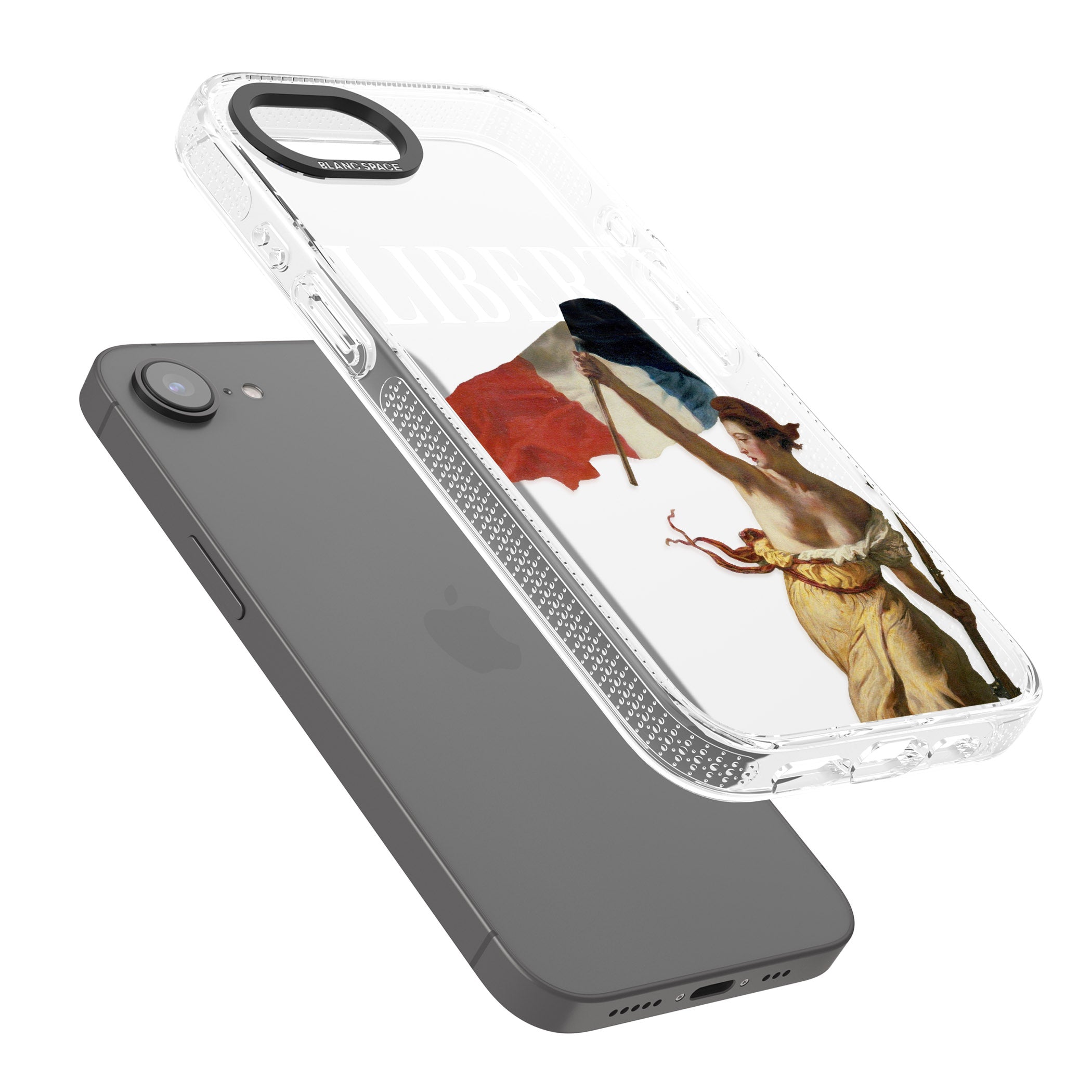 Liberty iPhone 16e Clear Case Impact Air - Blanc Space