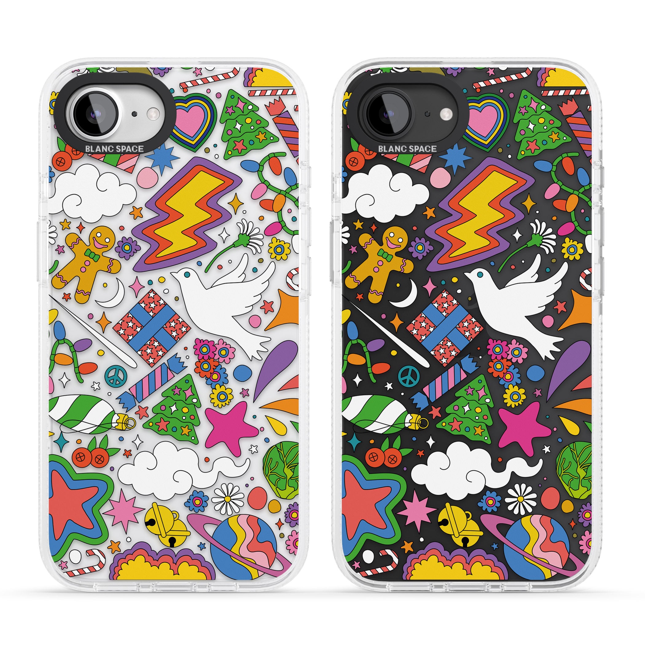 Whimsical Wonderland iPhone 16e Clear Case Impact Air - Blanc Space