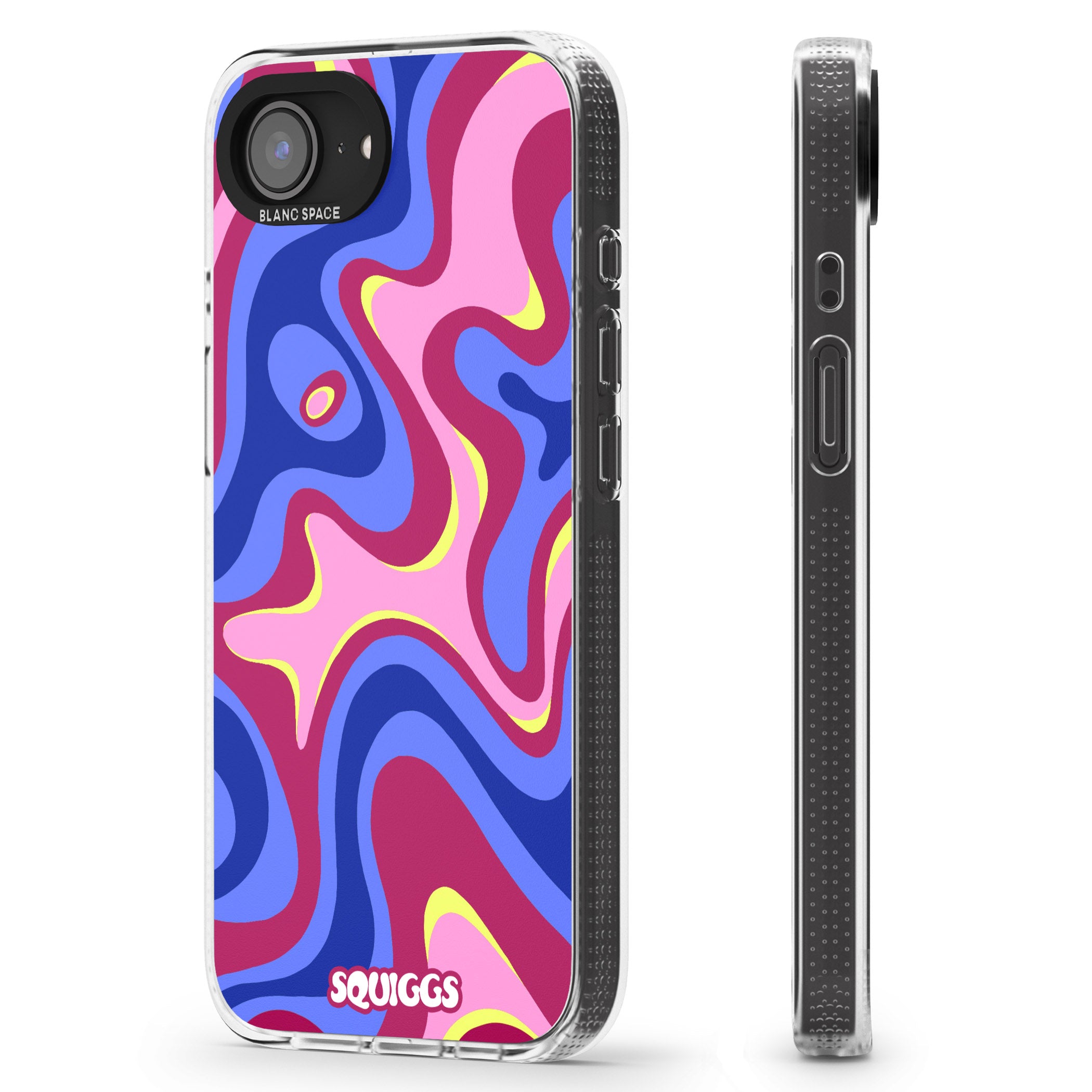 Blue Lava iPhone 16e Clear Case Impact Air - Blanc Space