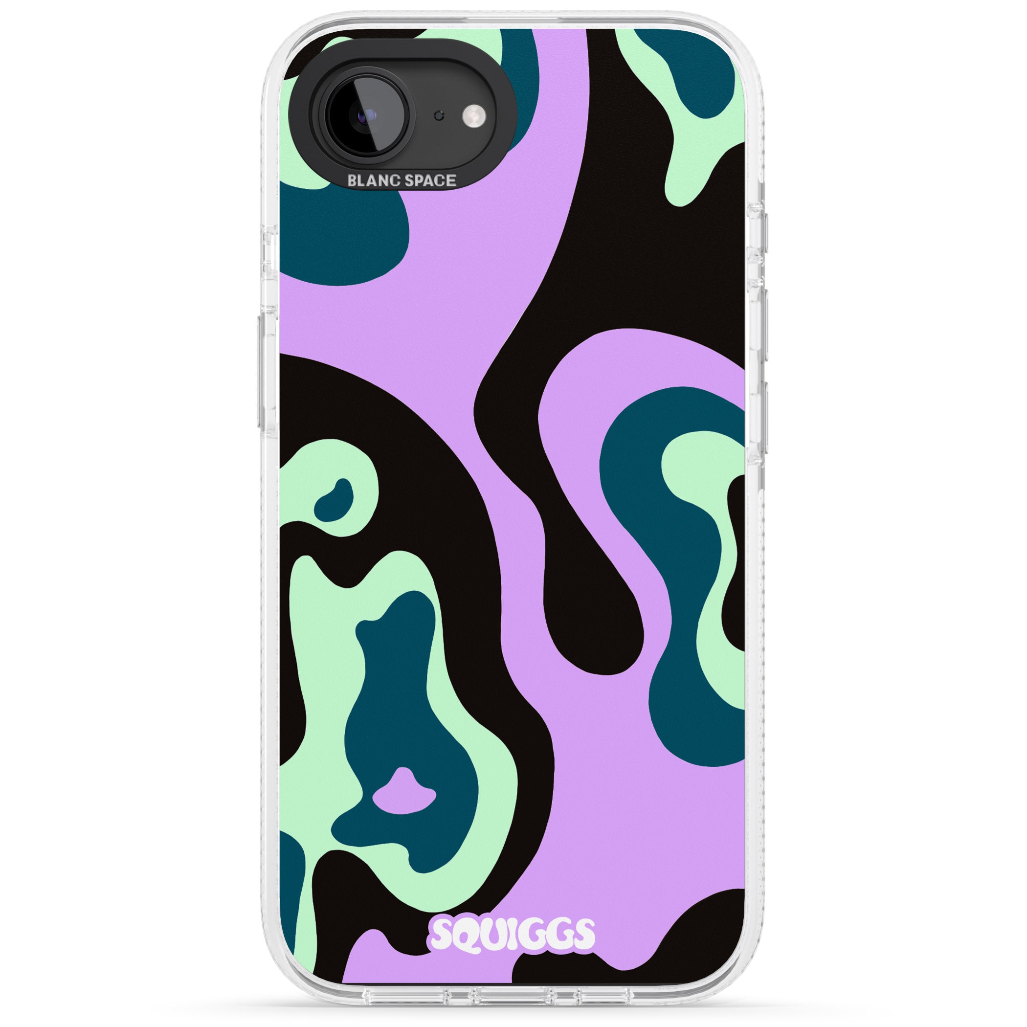 Purple River iPhone 16e Clear Case Impact Air - Blanc Space