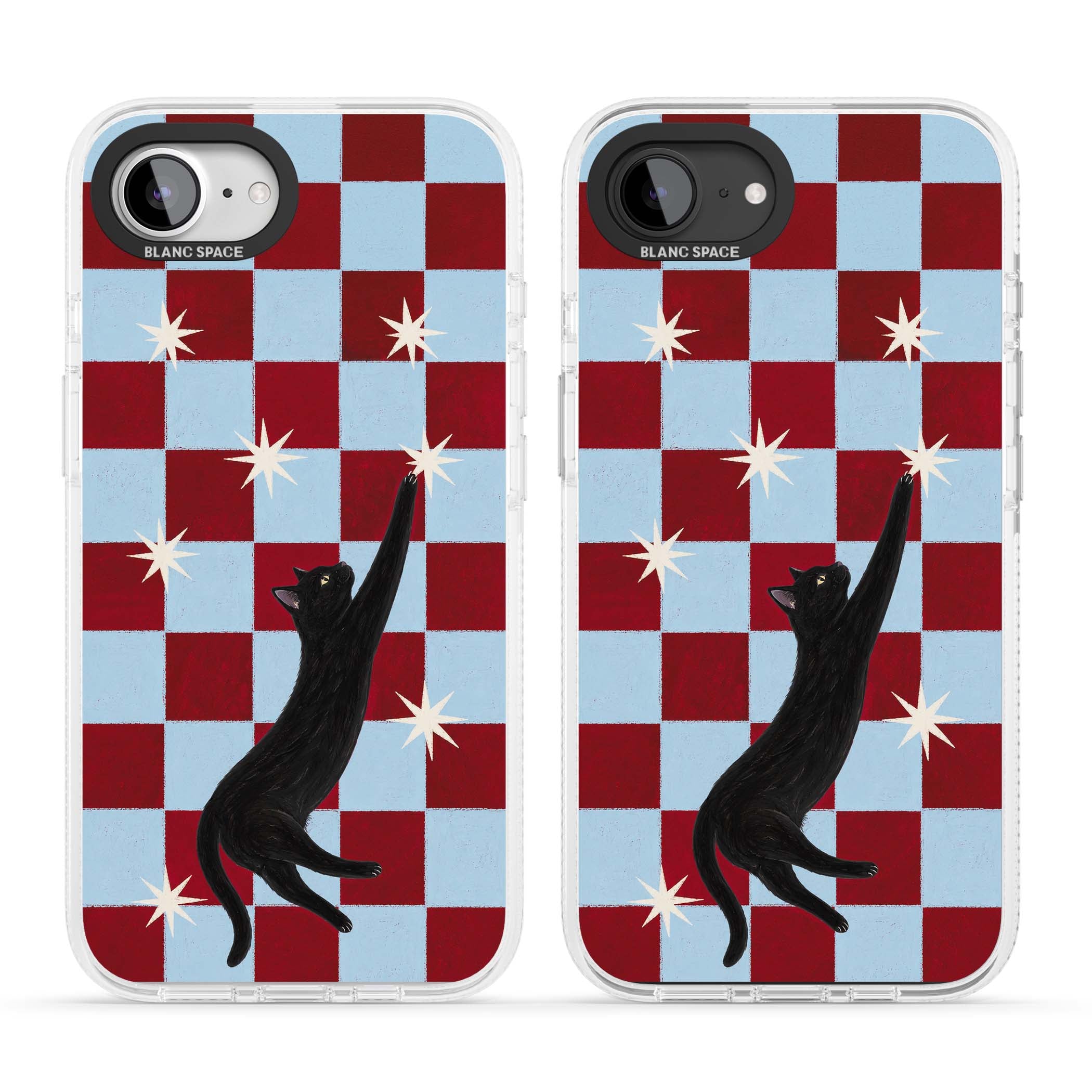 Starlit Kitty animals iPhone case | Clear Case Impact Air case for iPhone 16e, iPhone 17e