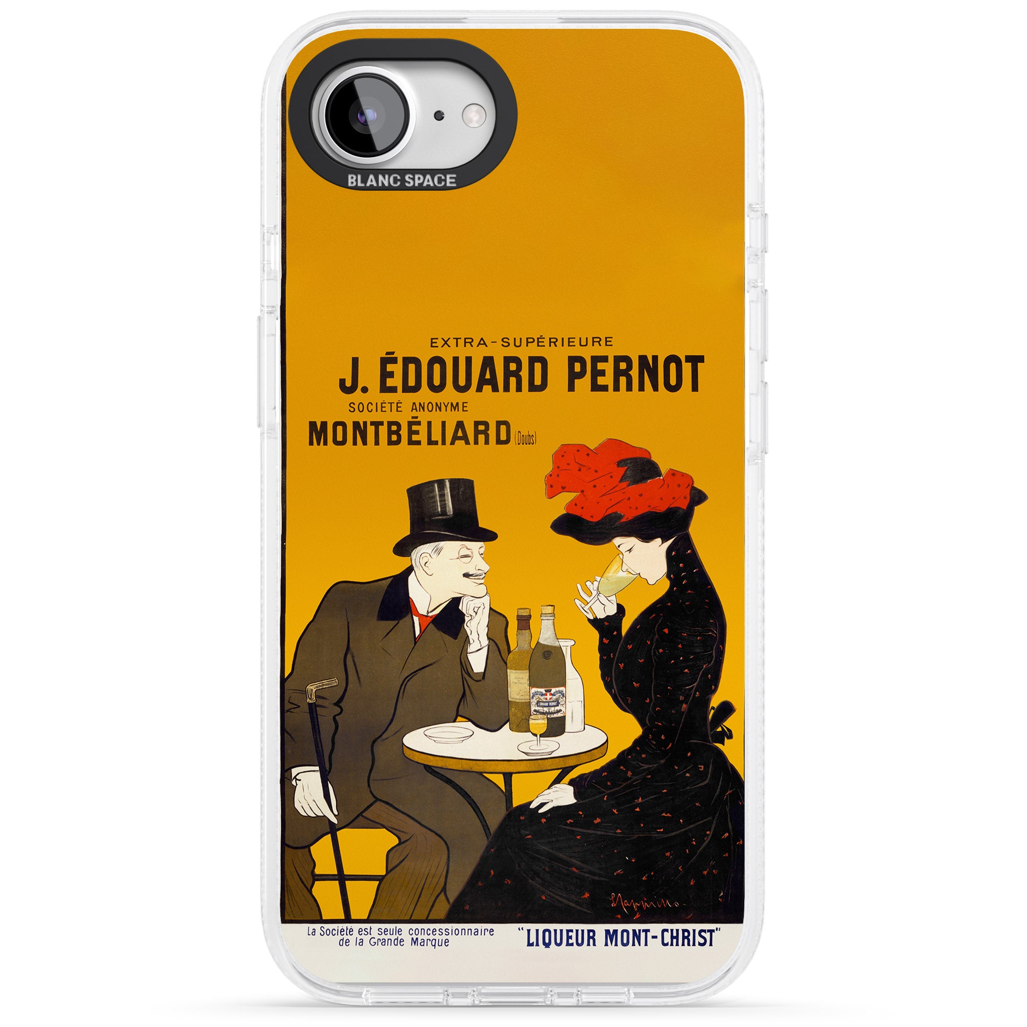 Absinthe, J.Edouard Pernot Poster iPhone 16e Clear Case Impact Air - Blanc Space