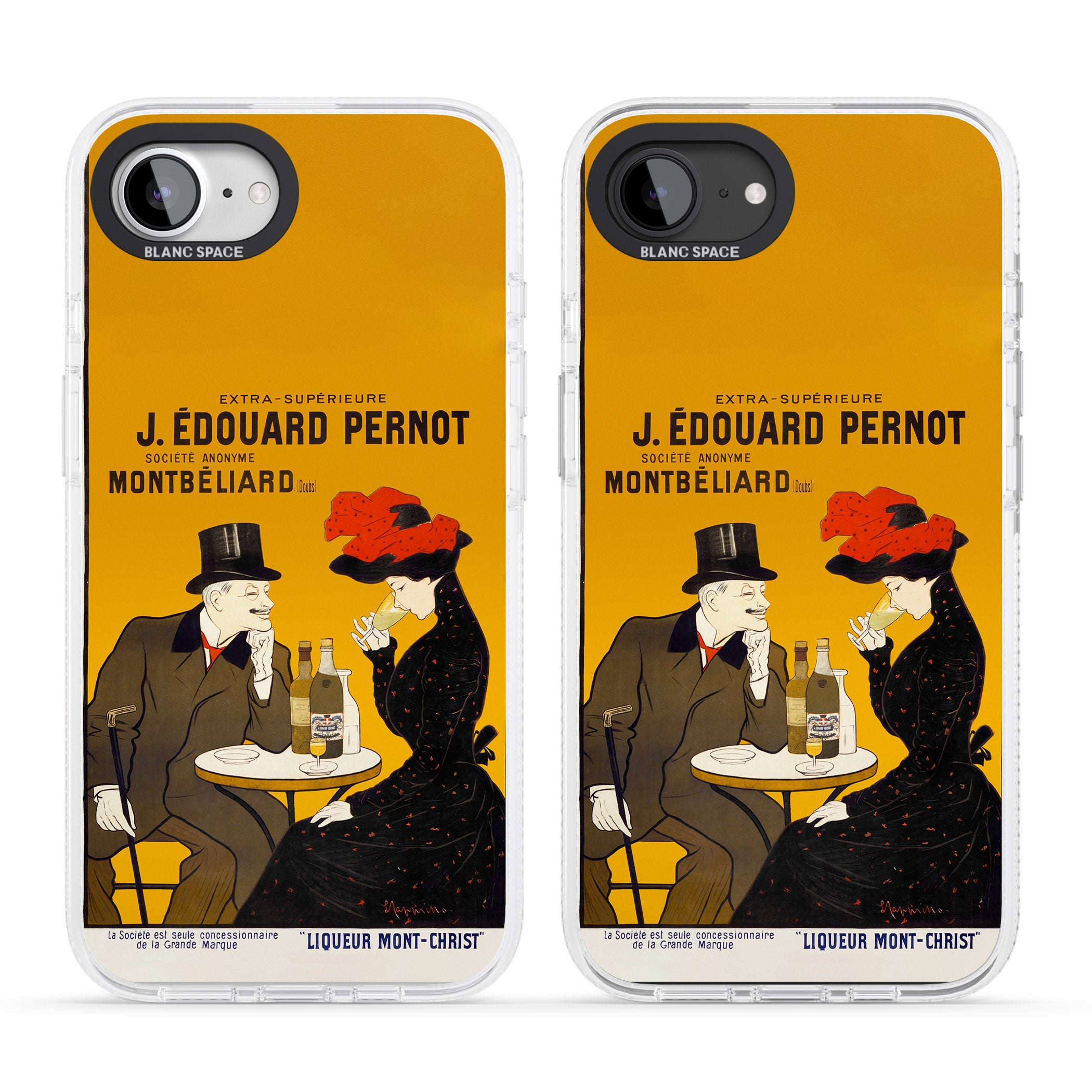 Absinthe, J.Edouard Pernot Poster iPhone 16e Clear Case Impact Air - Blanc Space